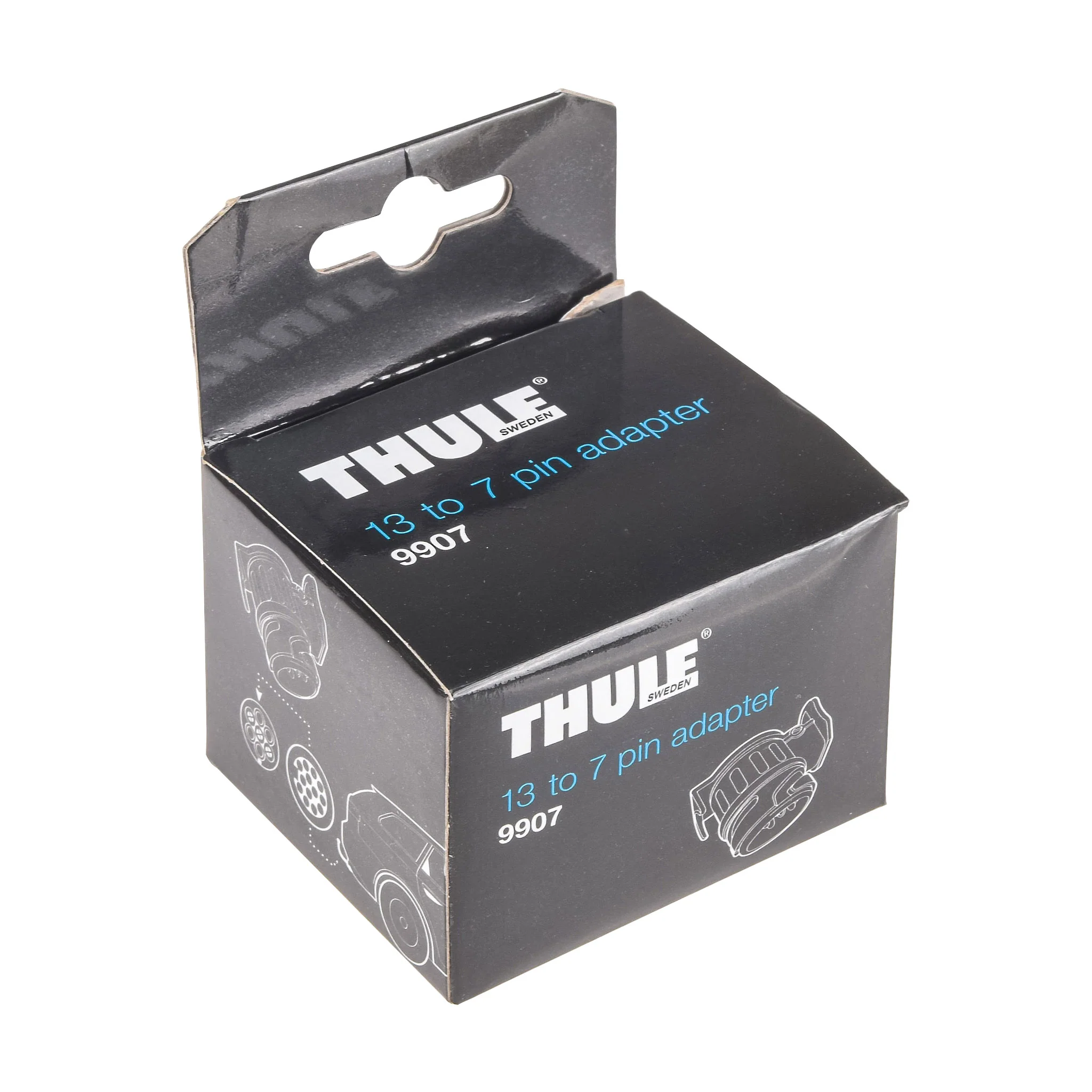 Adaptateur 13 Broches en 7 pour Boule d'Attelage THULE Noir - Image 4