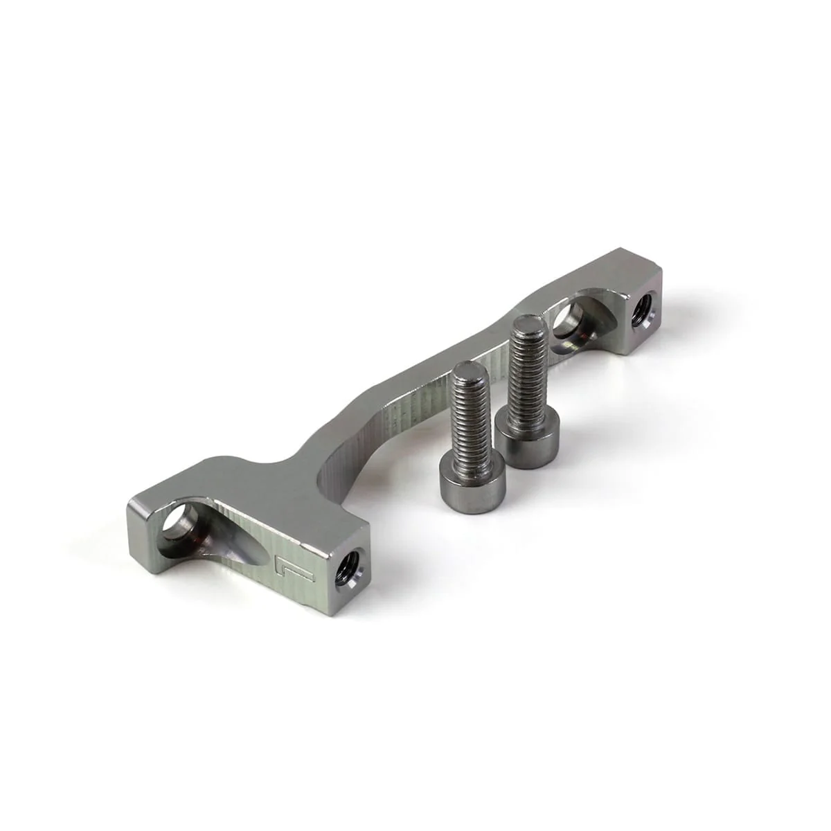 Adaptateur Étrier Avant / Arrière PM / PM HOPE 180/200mm (+20mm) #HBML Argent