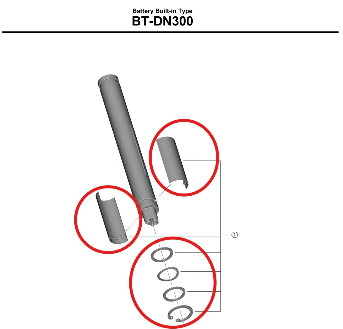 Adaptateur de Batterie SHIMANO BT-DN300