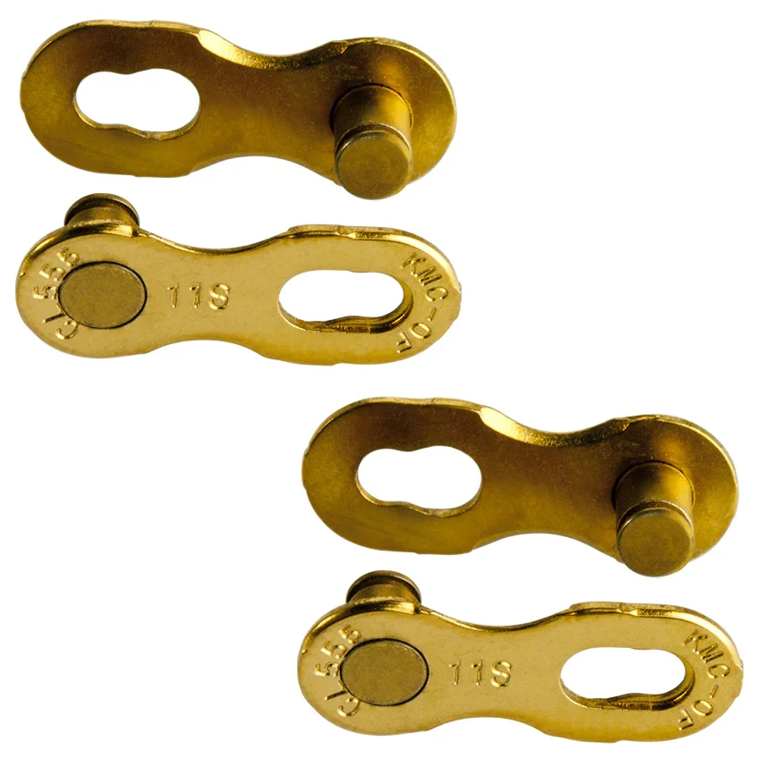 Attaches Rapides KMC 11R Ti-N Gold pour Chaînes KMC 11V (x2) - Image 2