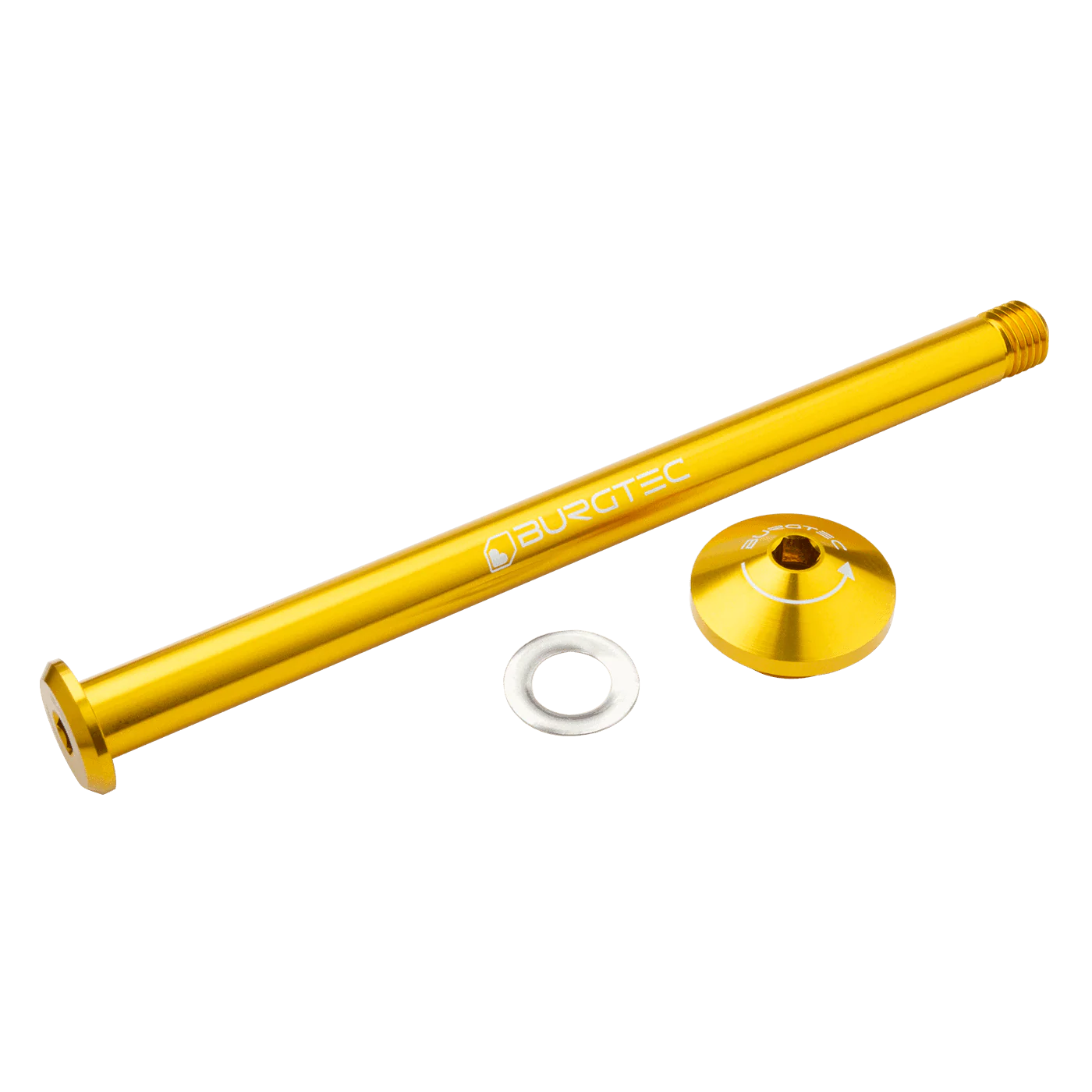 Axe de Roue Arrière BURGTEC 171mm pour Cadre Yeti Or