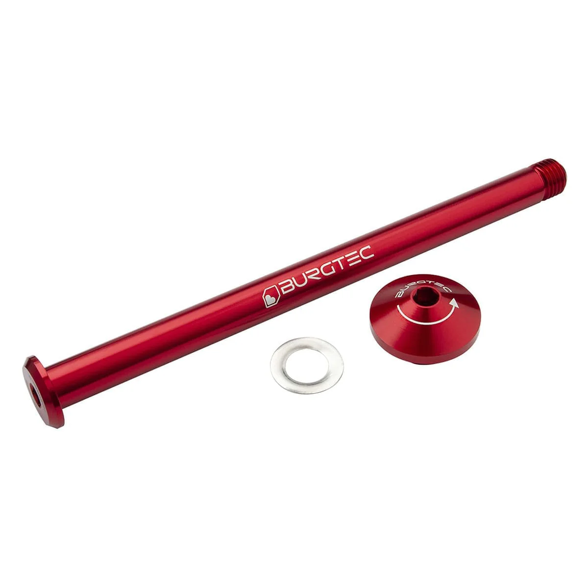Axe de Roue Arrière BURGTEC 171mm pour Cadre Yeti Rouge