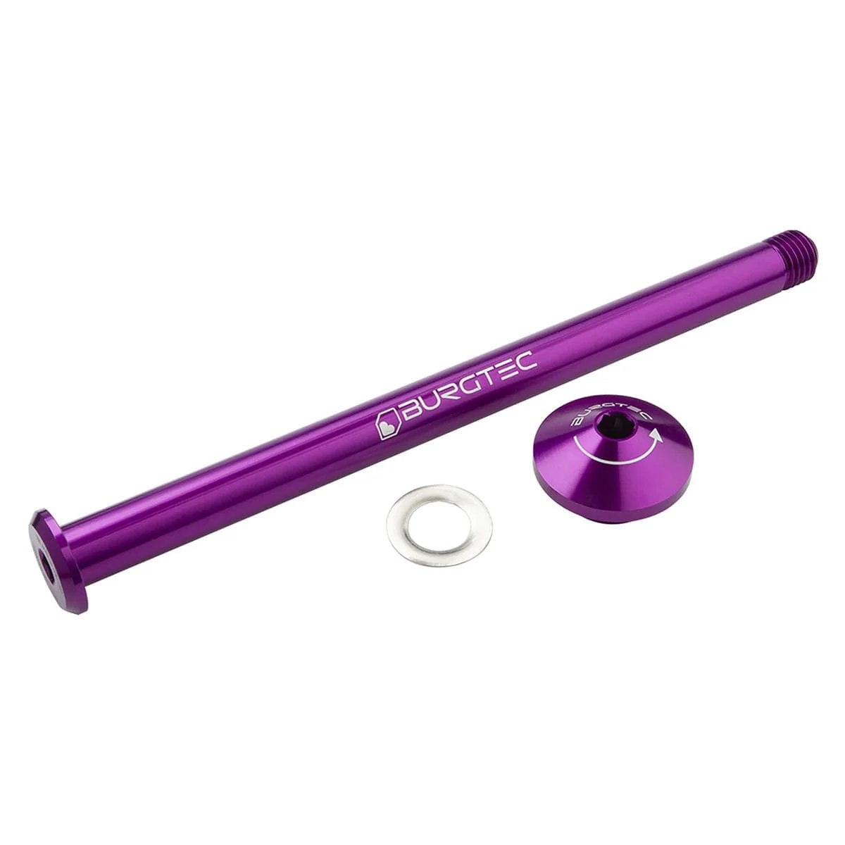 Axe de Roue Arrière BURGTEC 171mm pour Cadre Yeti Violet