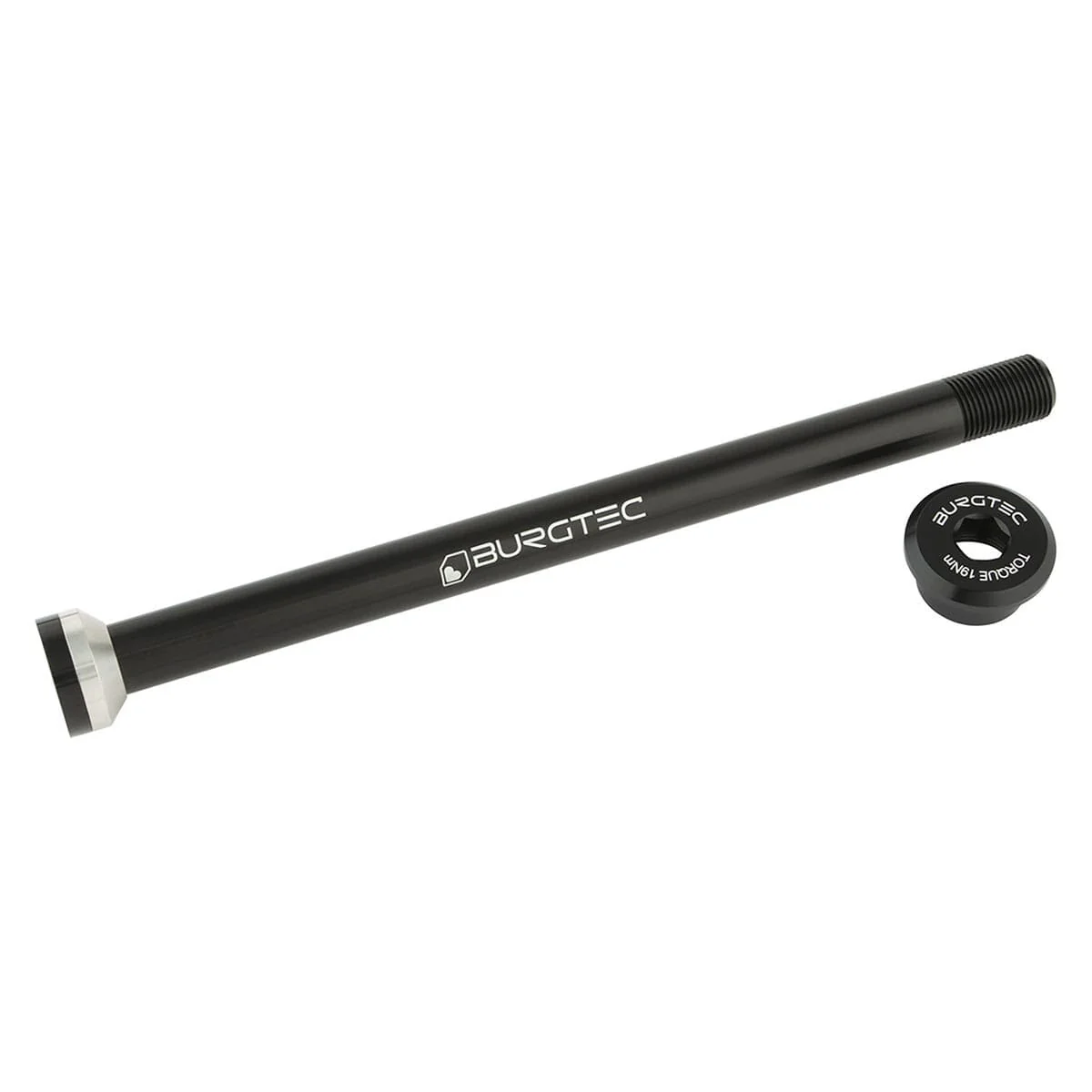 Axe de Roue Arrière BURGTEC 171mm pour Cadres Transition Noir