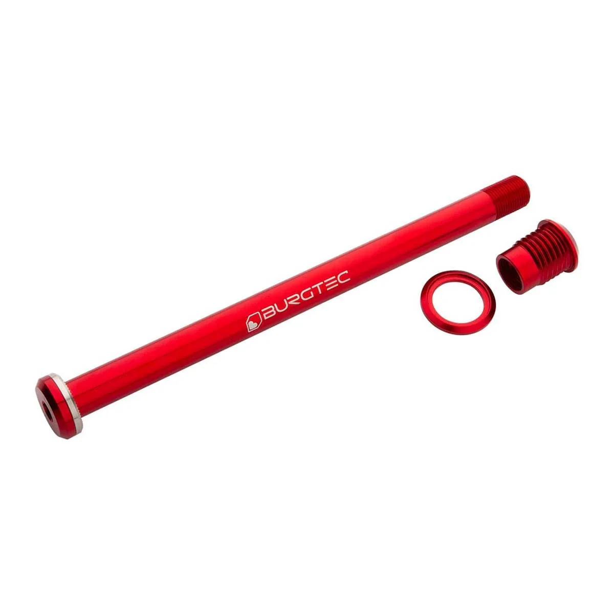 Axe de Roue Arrière BURGTEC 173.7mm pour Cadres Santa Cruz Rouge