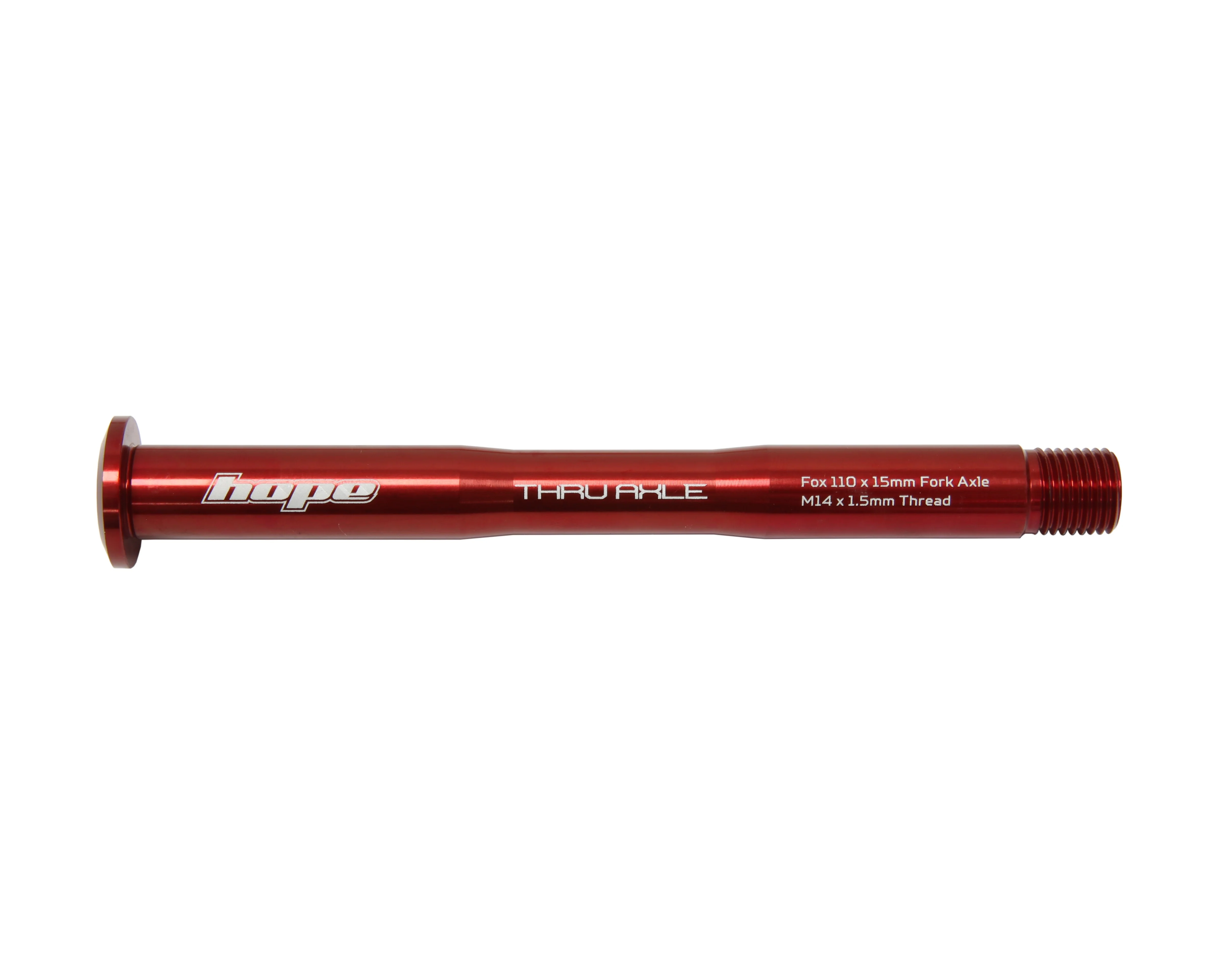 Axe de Roue Avant HOPE pour Fourche FOX 36/38 Rouge