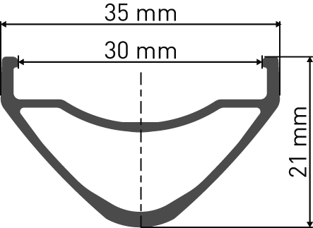 Paire de Roues DT SWISS EX 1700 SPLINE 30 mm 29" 15x110/12x148 mm Boost - Image 6