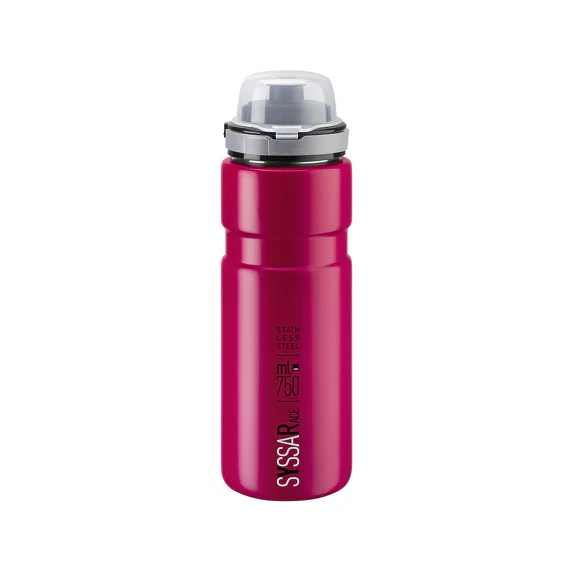 Bidon Acier ELITE SYSSA RACE Rouge Mate