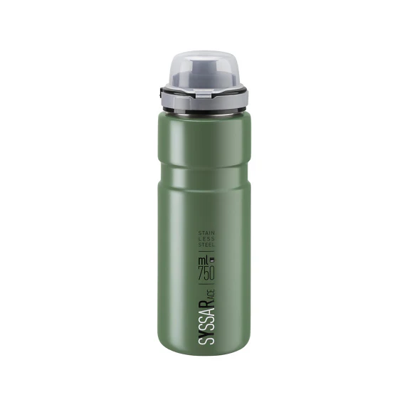 Bidon Acier ELITE SYSSA RACE Vert Mate