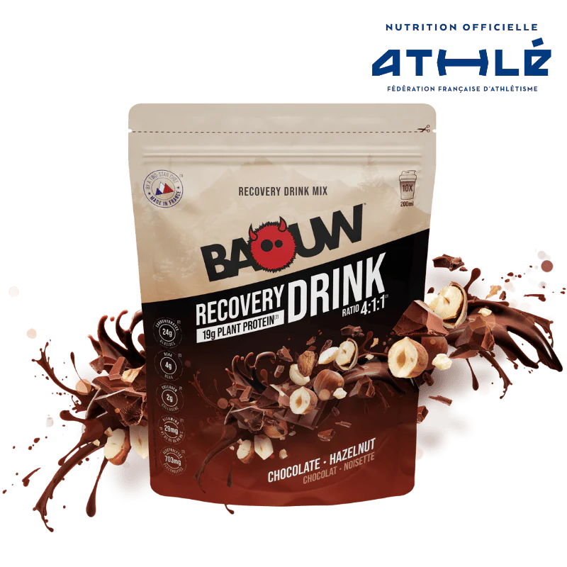 Boisson de Récupération BAOUW RECOVERY (500g) Chocolat Noisette