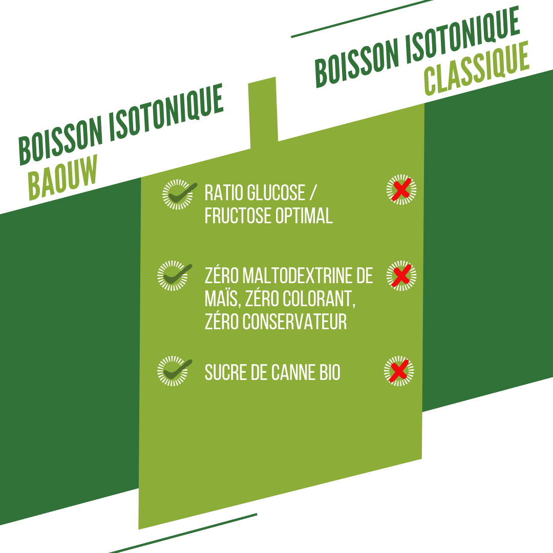 Boisson Énergétique BAOUW ISOTONIC (45g) Citron Vert/Fleur de sureau - Image 6