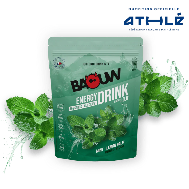 Boisson Énergétique BAOUW ISOTONIC (585g) Menthe/Mélisse