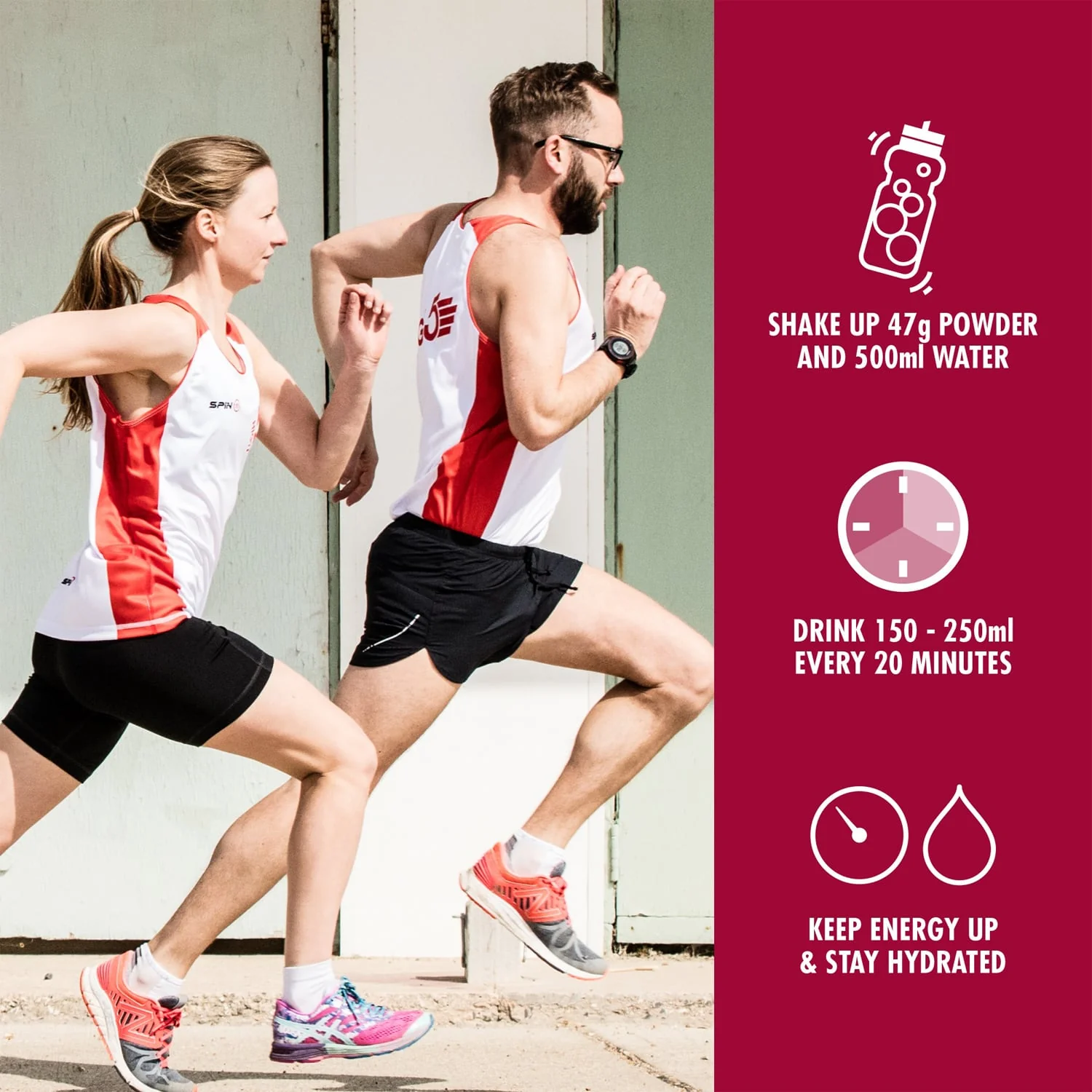 Boisson Énergétique HIGH5 ENERGY DRINK PROTEIN (47g) Fruits Rouge - Image 6