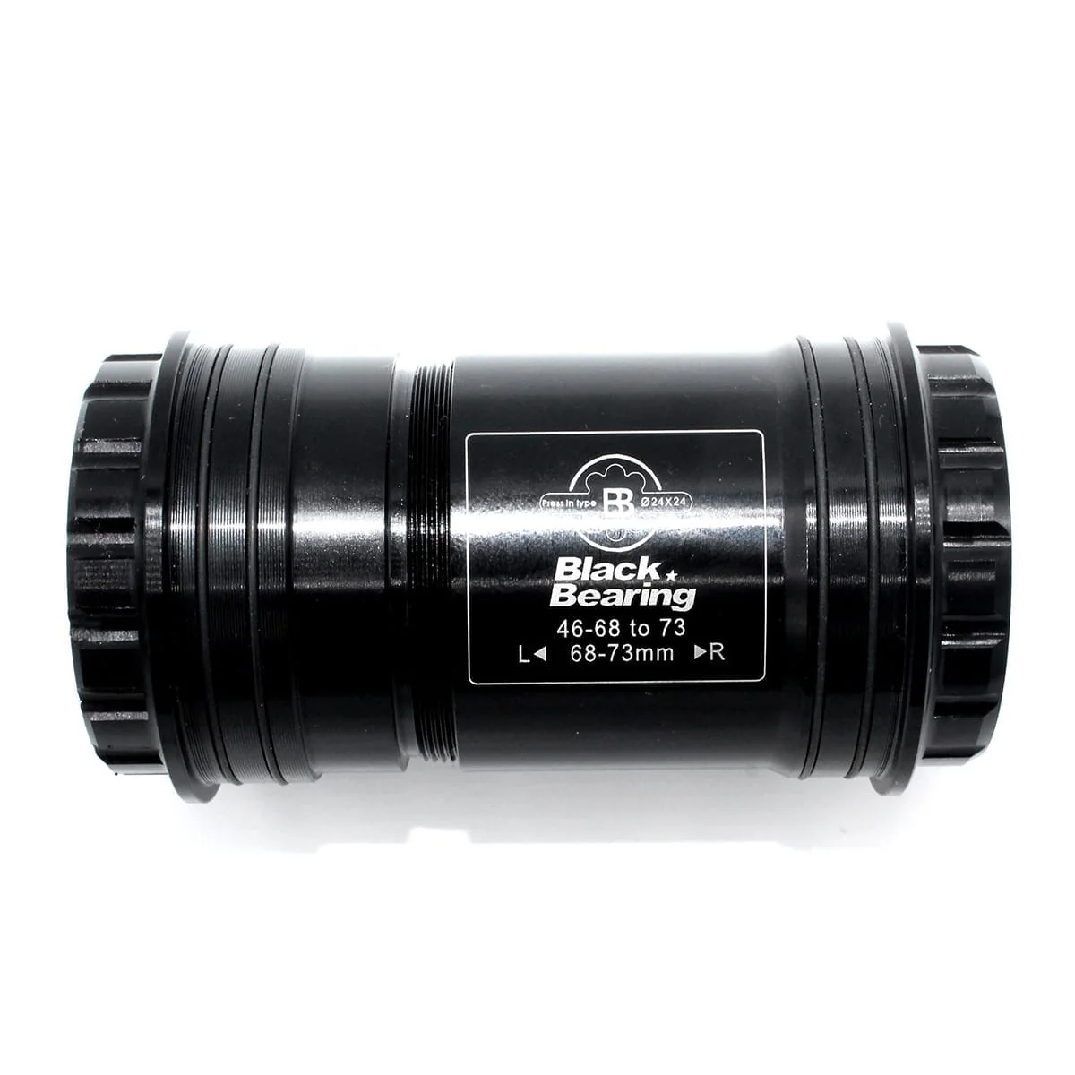 Boîtier de Pédalier BLACK BEARING PF30 Axe 24 mm et GXP Acier - Image 2