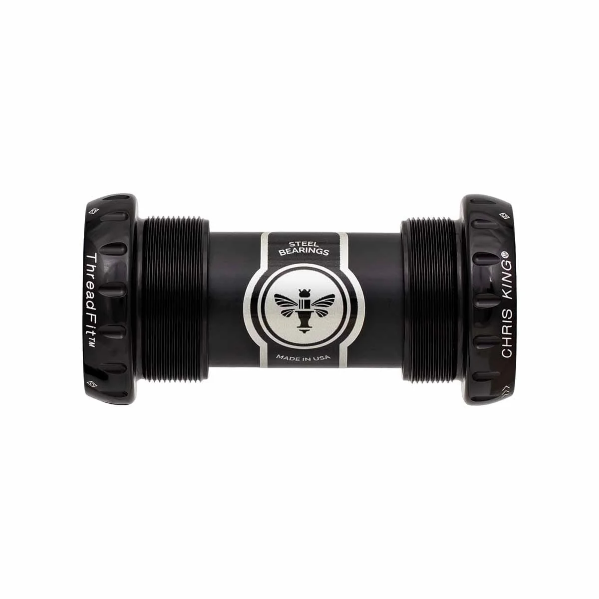 Boîtier de Pédalier CHRIS KING ThreadFit 24 68/73mm Céramique Noir