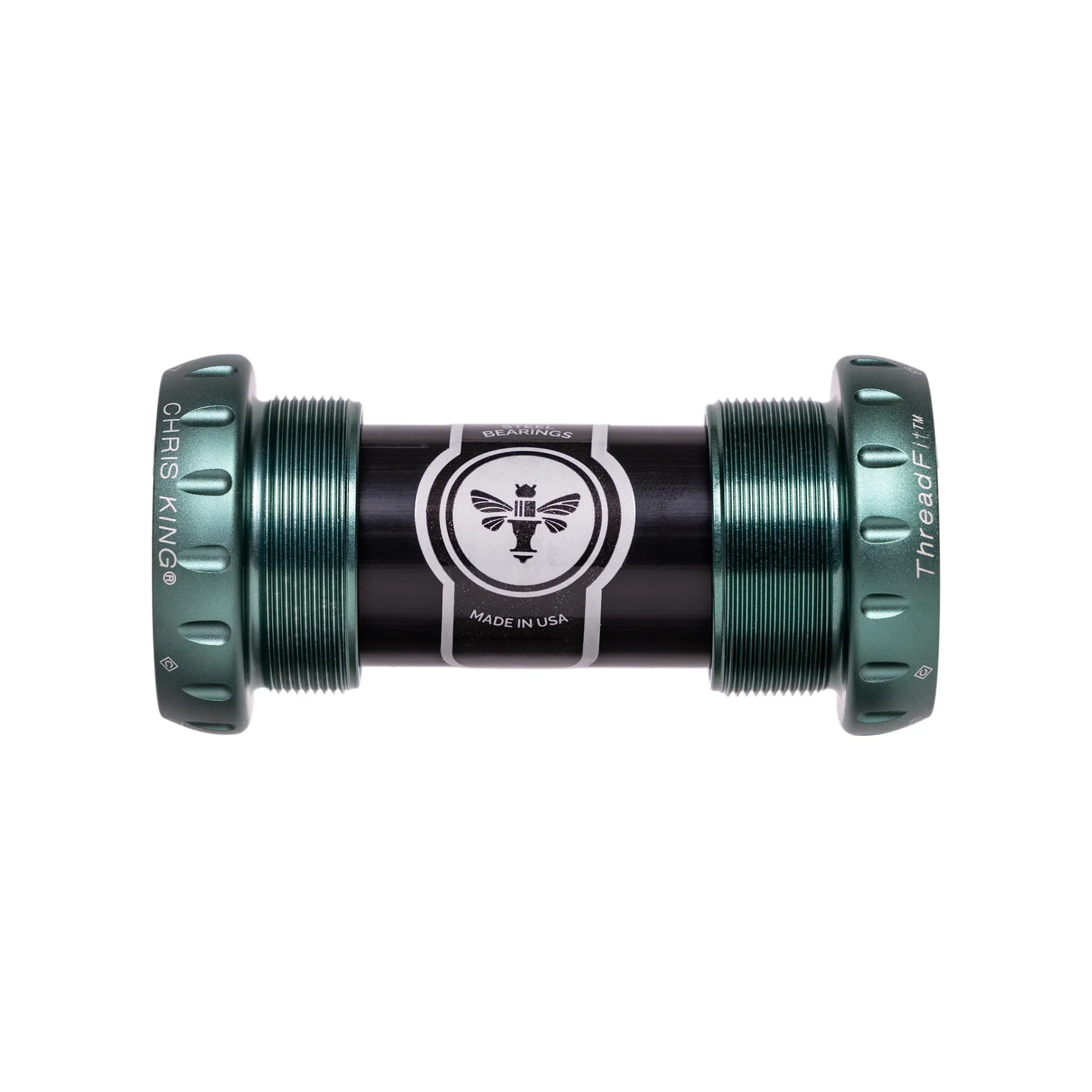 Boîtier de Pédalier CHRIS KING ThreadFit 24 68/73mm Vert