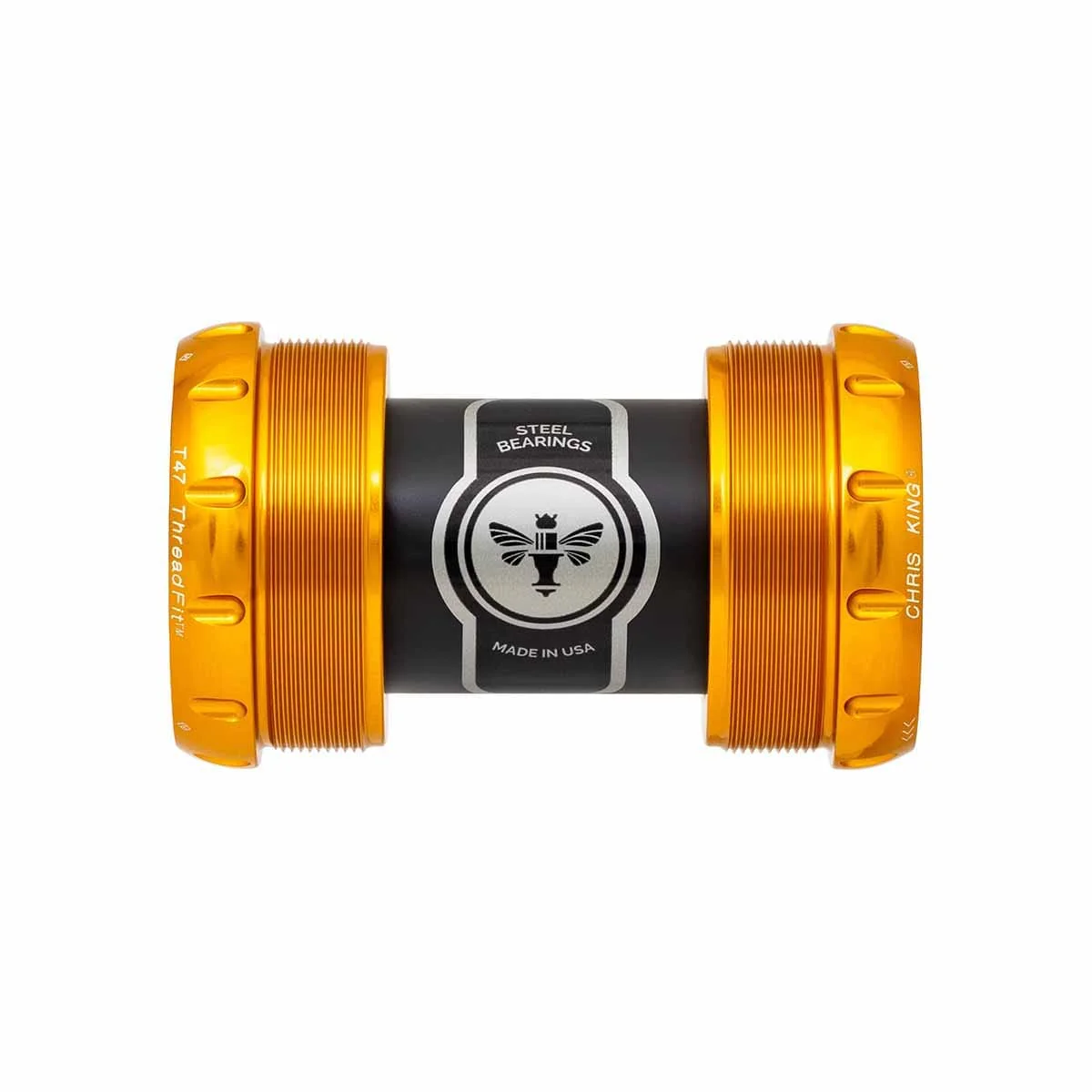 Boîtier de Pédalier CHRIS KING ThreadFit T47 30X 68/73mm Or