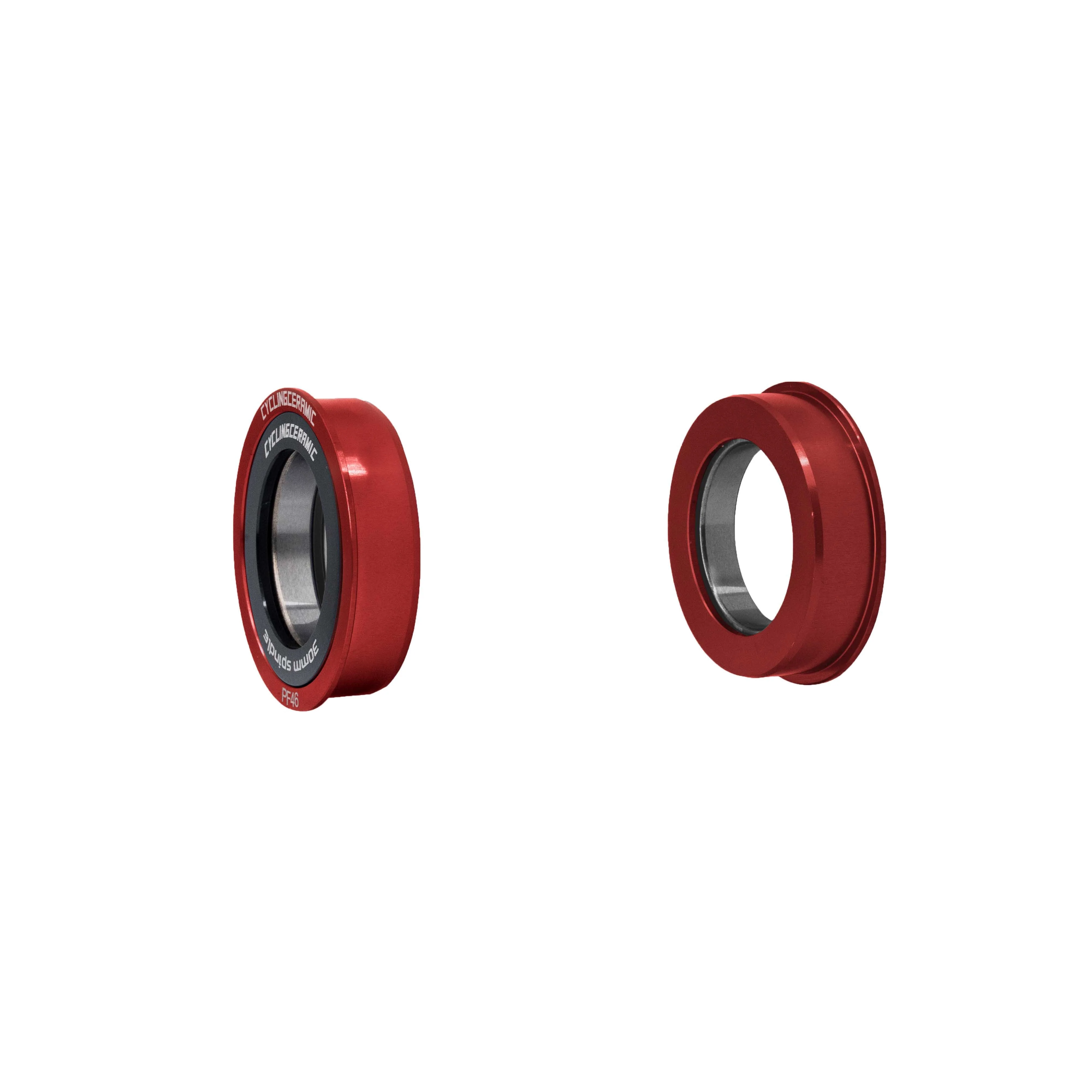 Boîtier de Pédalier CYCLINGCERAMIC BB386EVO Sram DUB Rouge