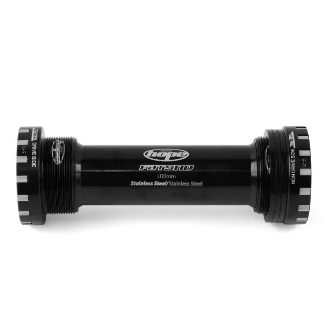 Boîtier de Pédalier HOPE 100 mm Fat Bike Axe 24 mm #BBSSFATN Noir