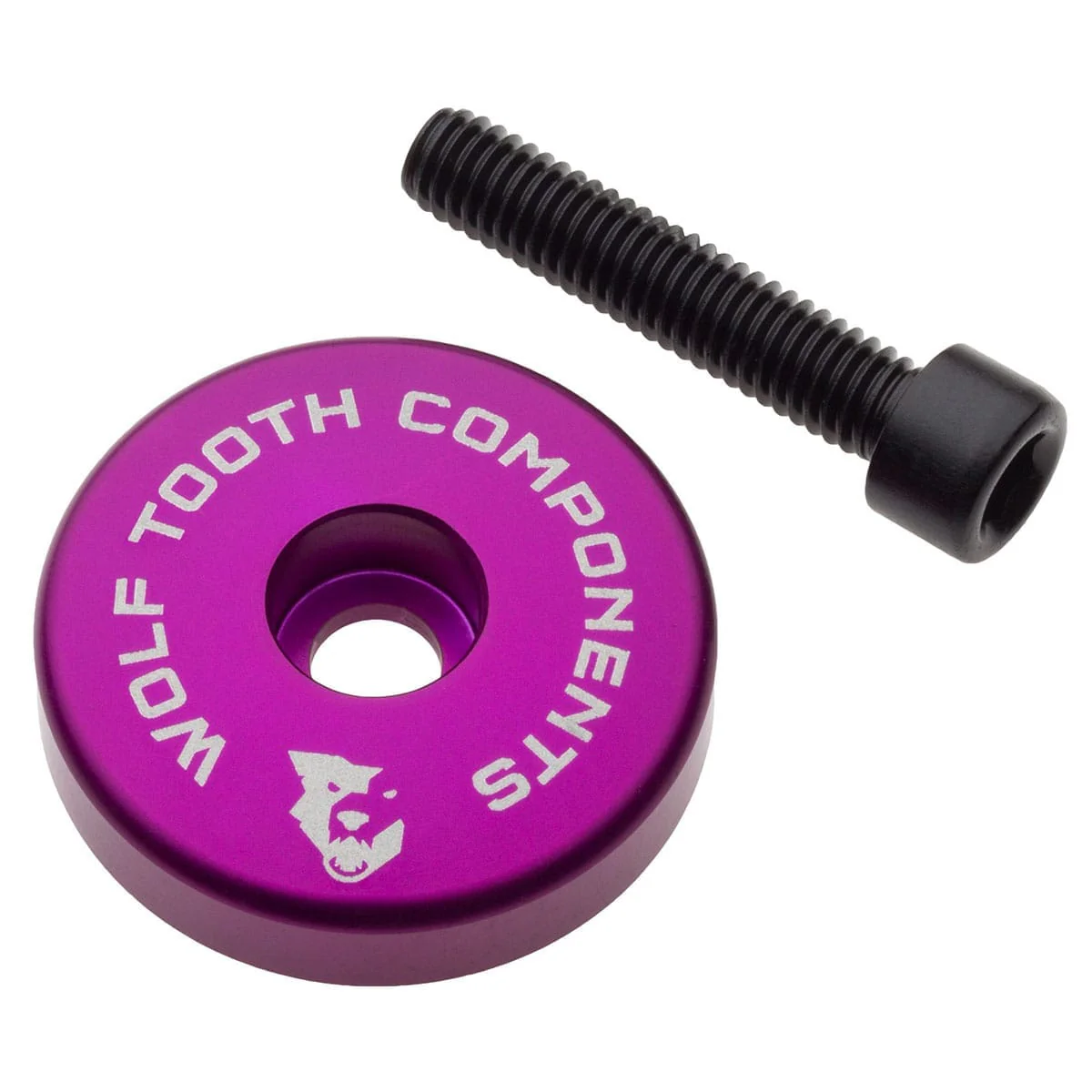 Bouchon de Potence WOLF TOOTH avec Entretoise de 5mm Intégré 1"1/8 Violet