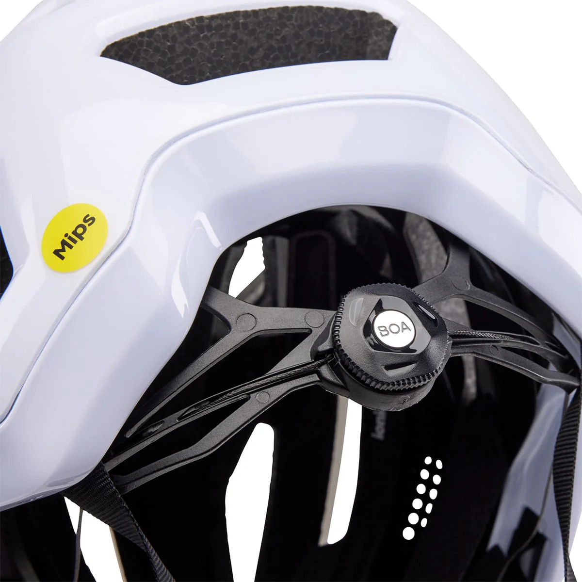 Casque VTT/Gravel FOX CROSSFRAME PRO MIPS SOLIDS Blanc - Image 6
