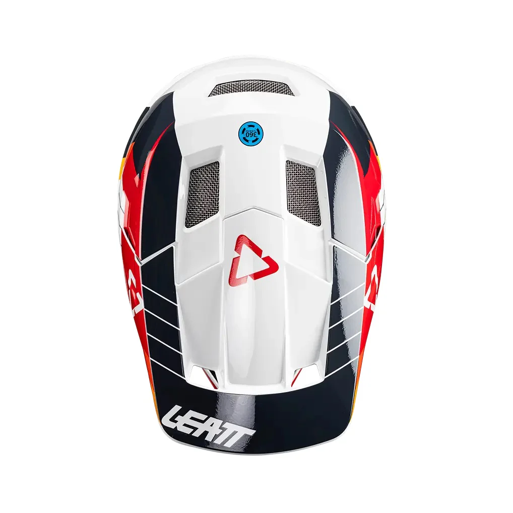 Casque VTT LEATT MTB GRAVITY 2.0 Blanc/Rouge - Image 5