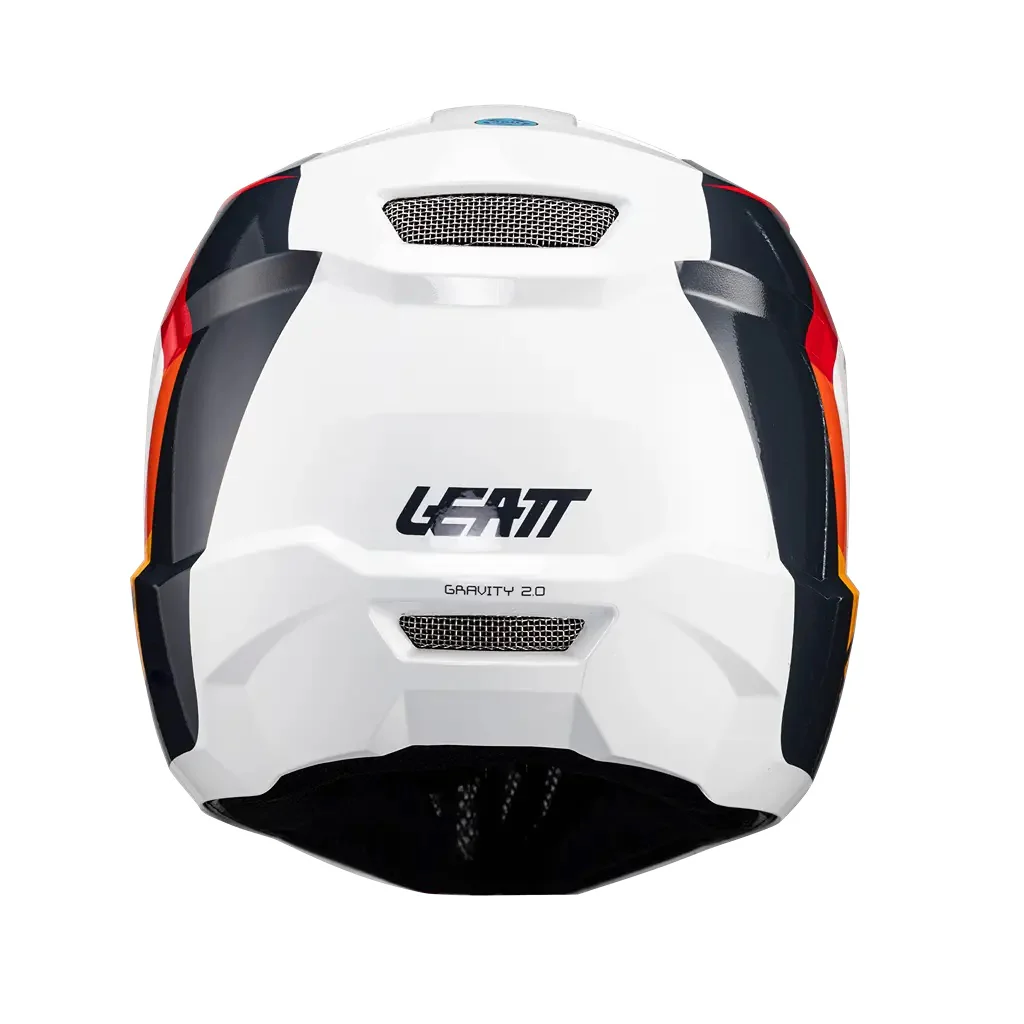 Casque VTT LEATT MTB GRAVITY 2.0 Blanc/Rouge - Image 6