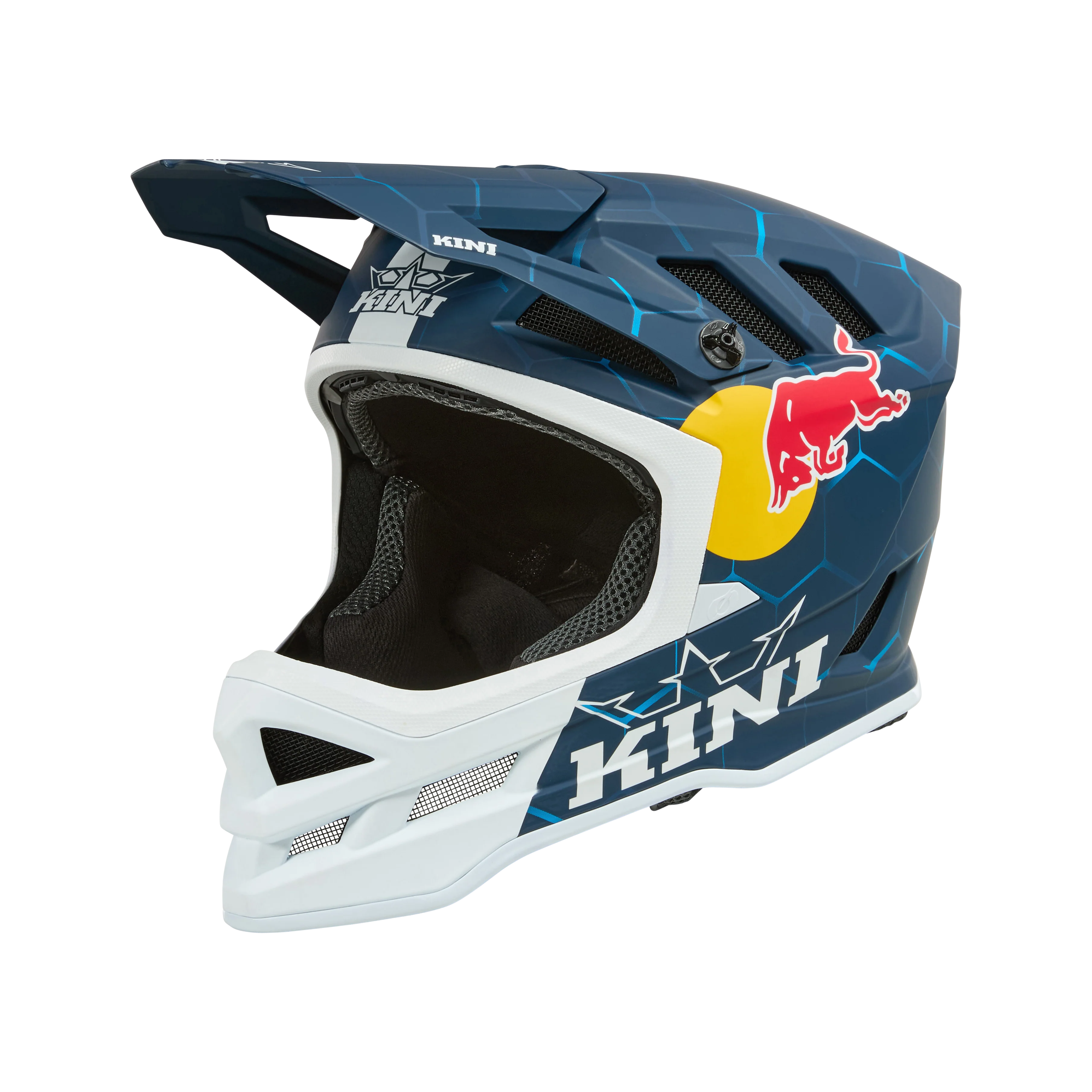 Casque VTT O'NEAL DHC KINI RED BULL 1.0 Blanc/Bleu