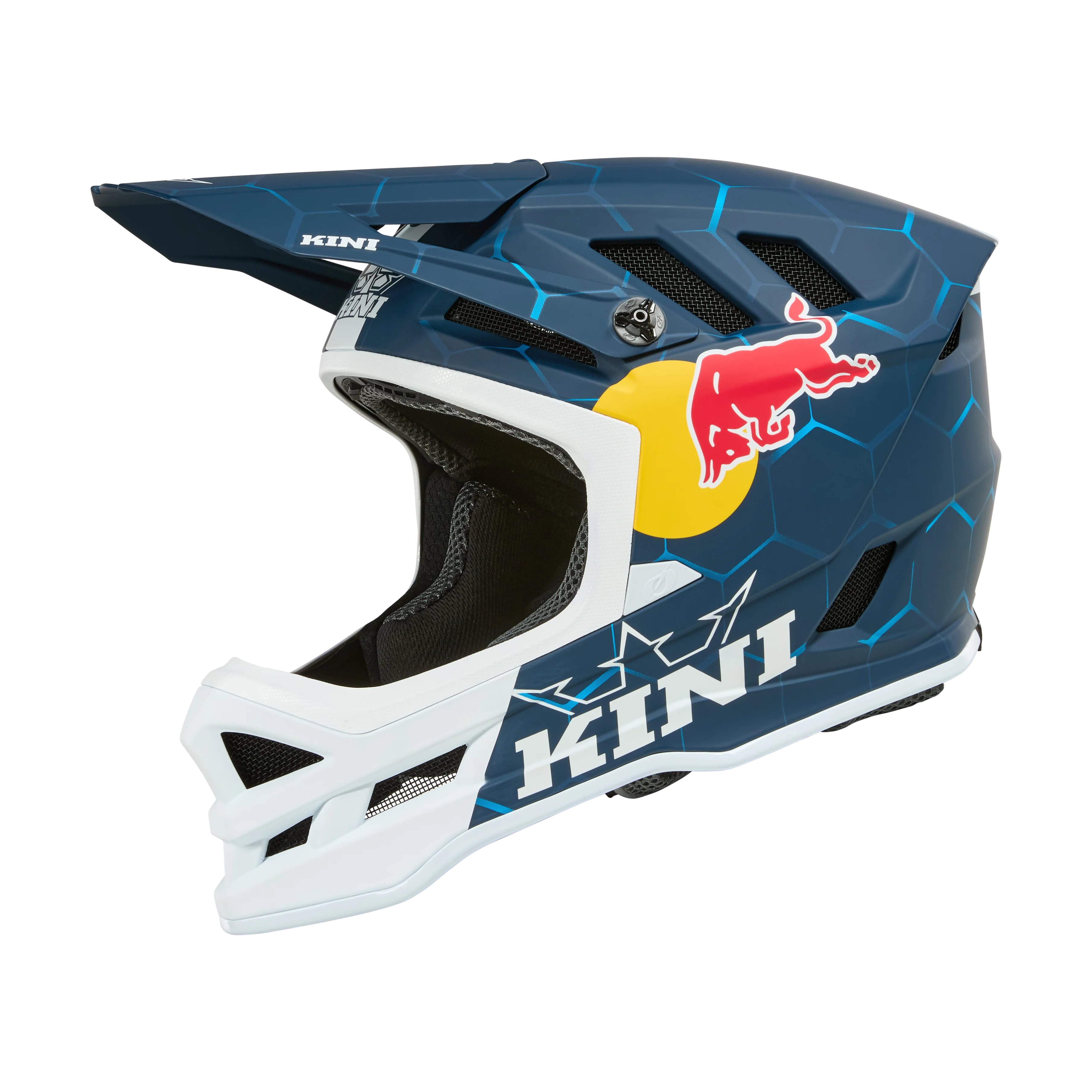 Casque VTT O'NEAL DHC KINI RED BULL 1.0 Blanc/Bleu - Image 2