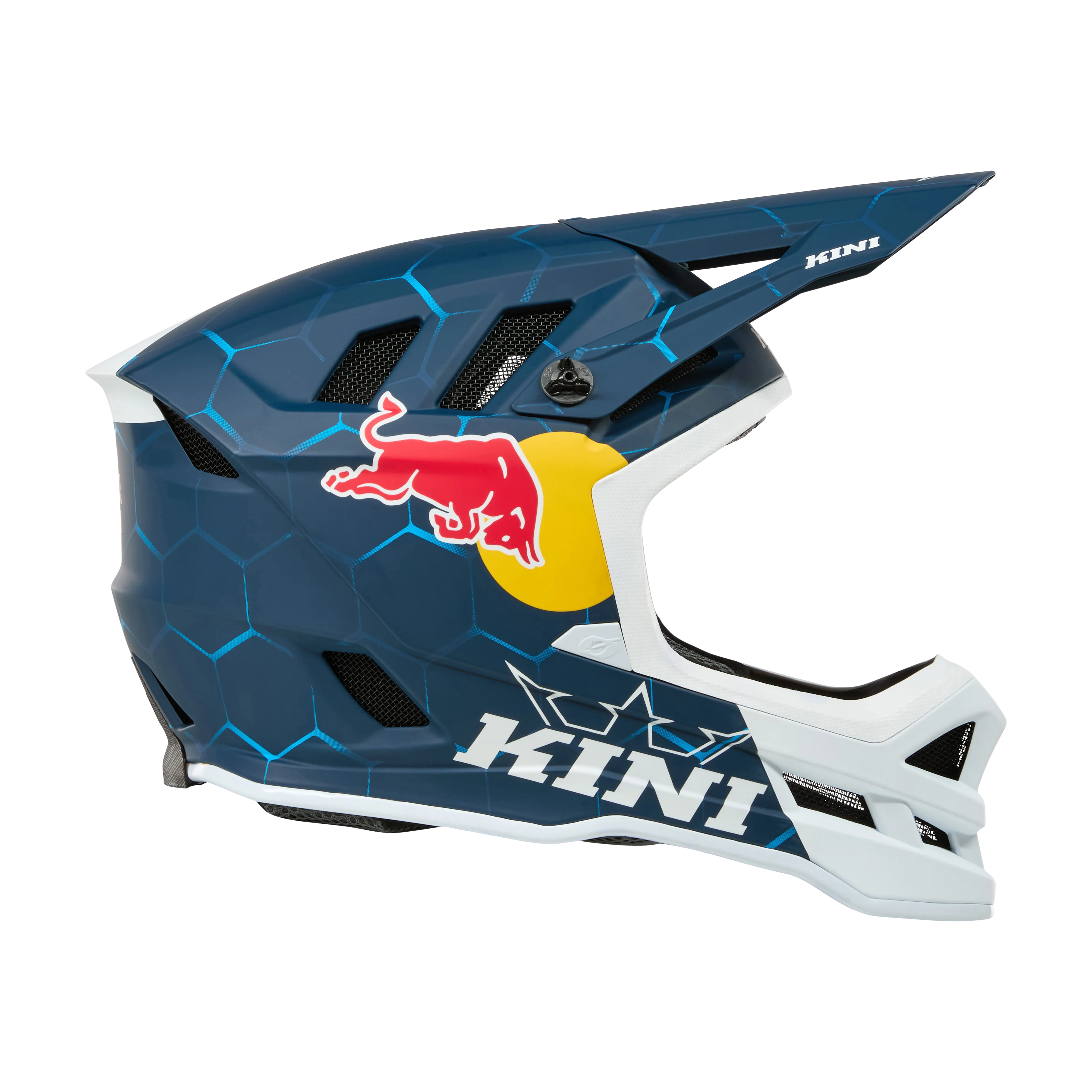 Casque VTT O'NEAL DHC KINI RED BULL 1.0 Blanc/Bleu - Image 5