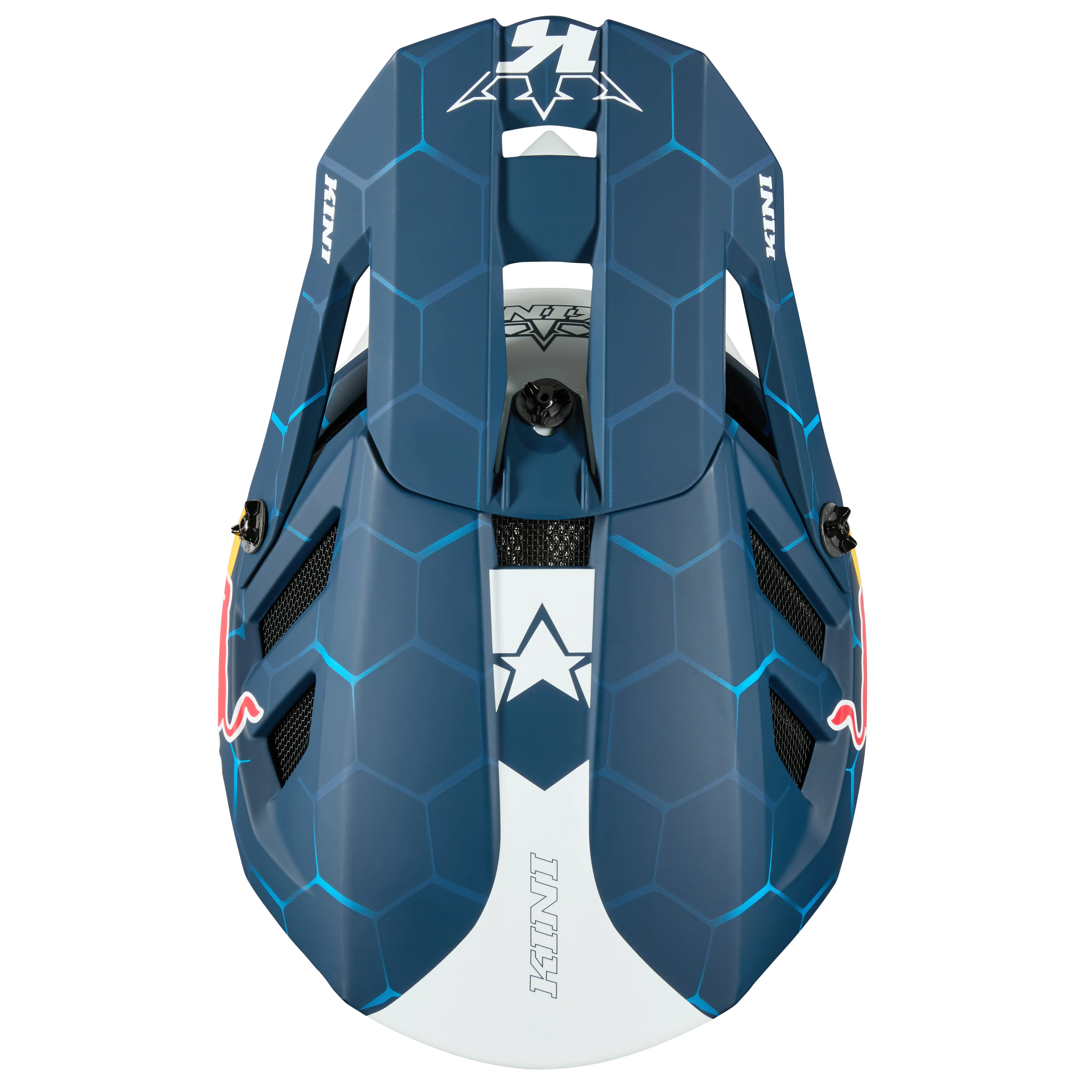 Casque VTT O'NEAL DHC KINI RED BULL 1.0 Blanc/Bleu - Image 6