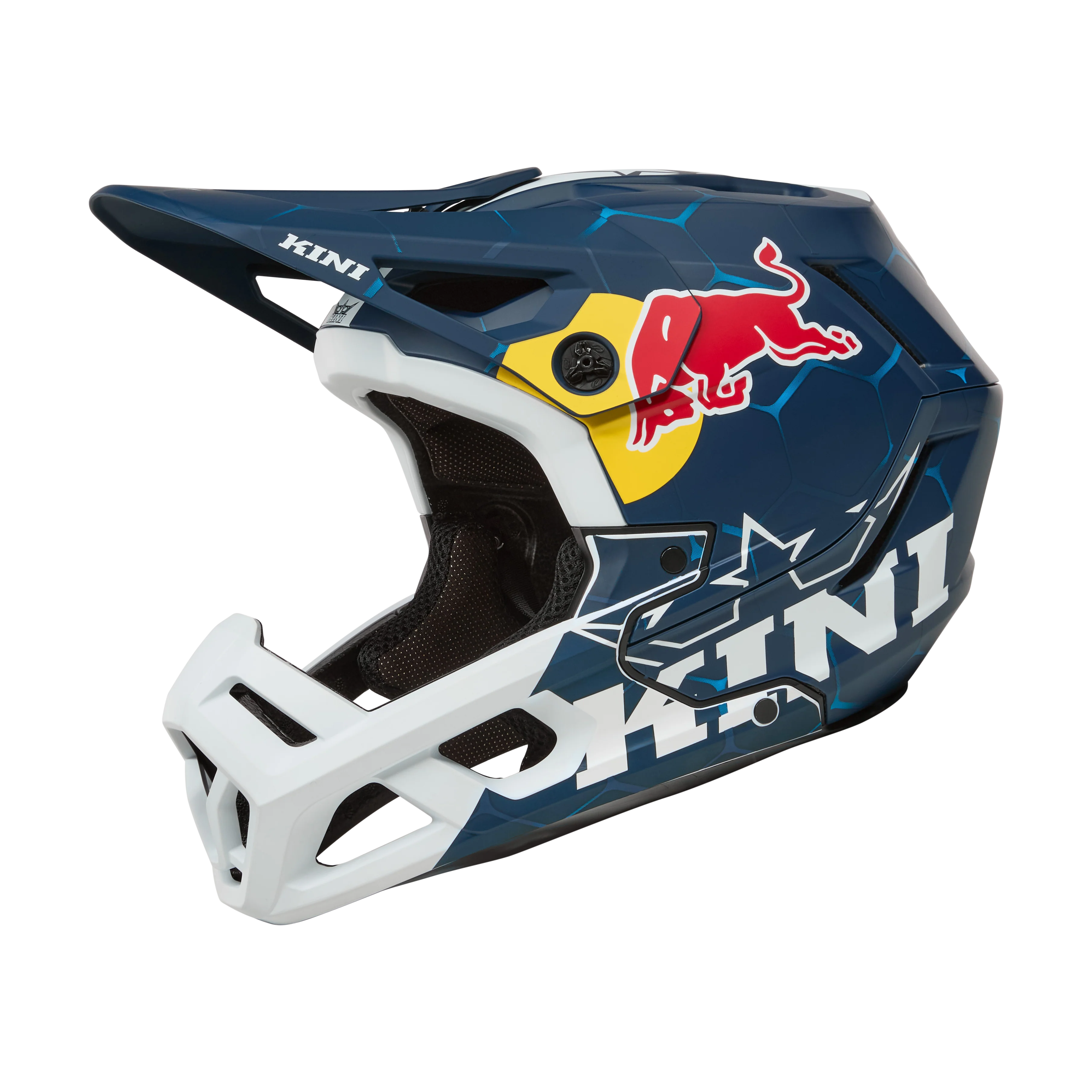 Casque VTT O'NEAL EC KINI RED BULL 1.0 Blanc/Bleu - Image 2