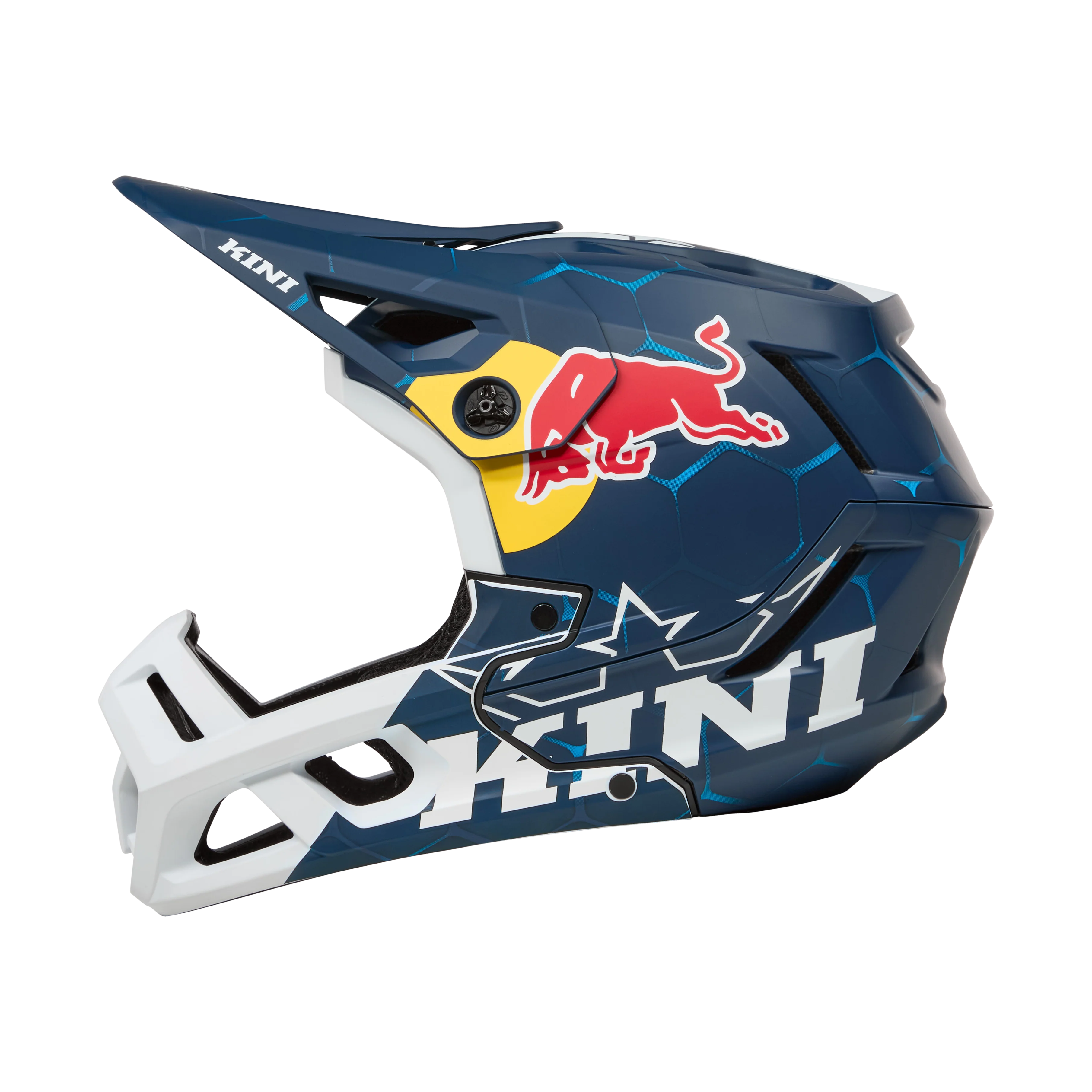 Casque VTT O'NEAL EC KINI RED BULL 1.0 Blanc/Bleu - Image 3