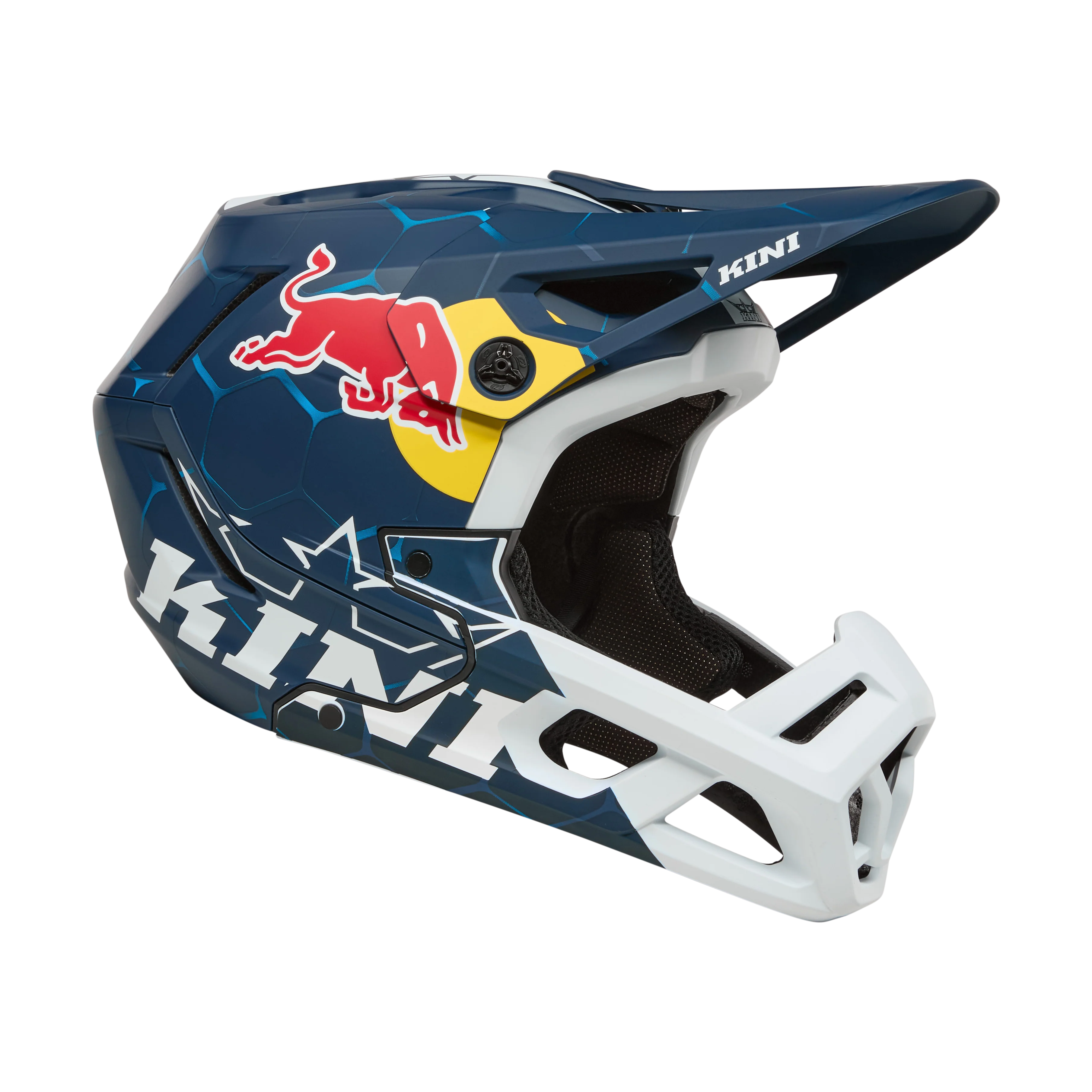 Casque VTT O'NEAL EC KINI RED BULL 1.0 Blanc/Bleu - Image 4
