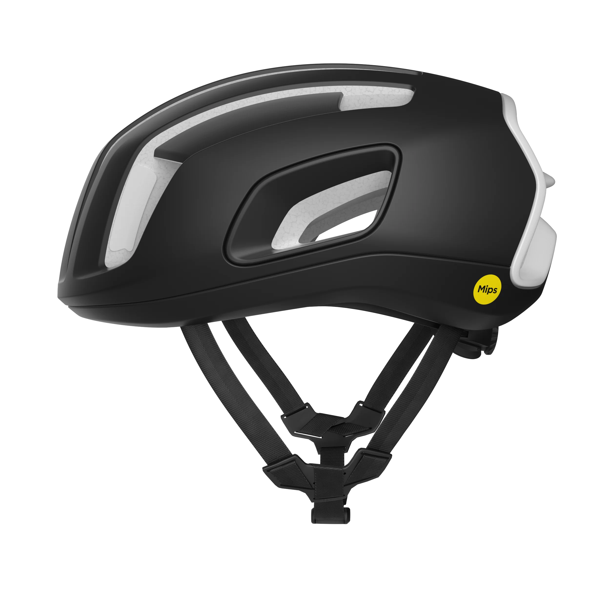 Casque Route POC CYTAL MIPS Noir Matt/Blanc Matt