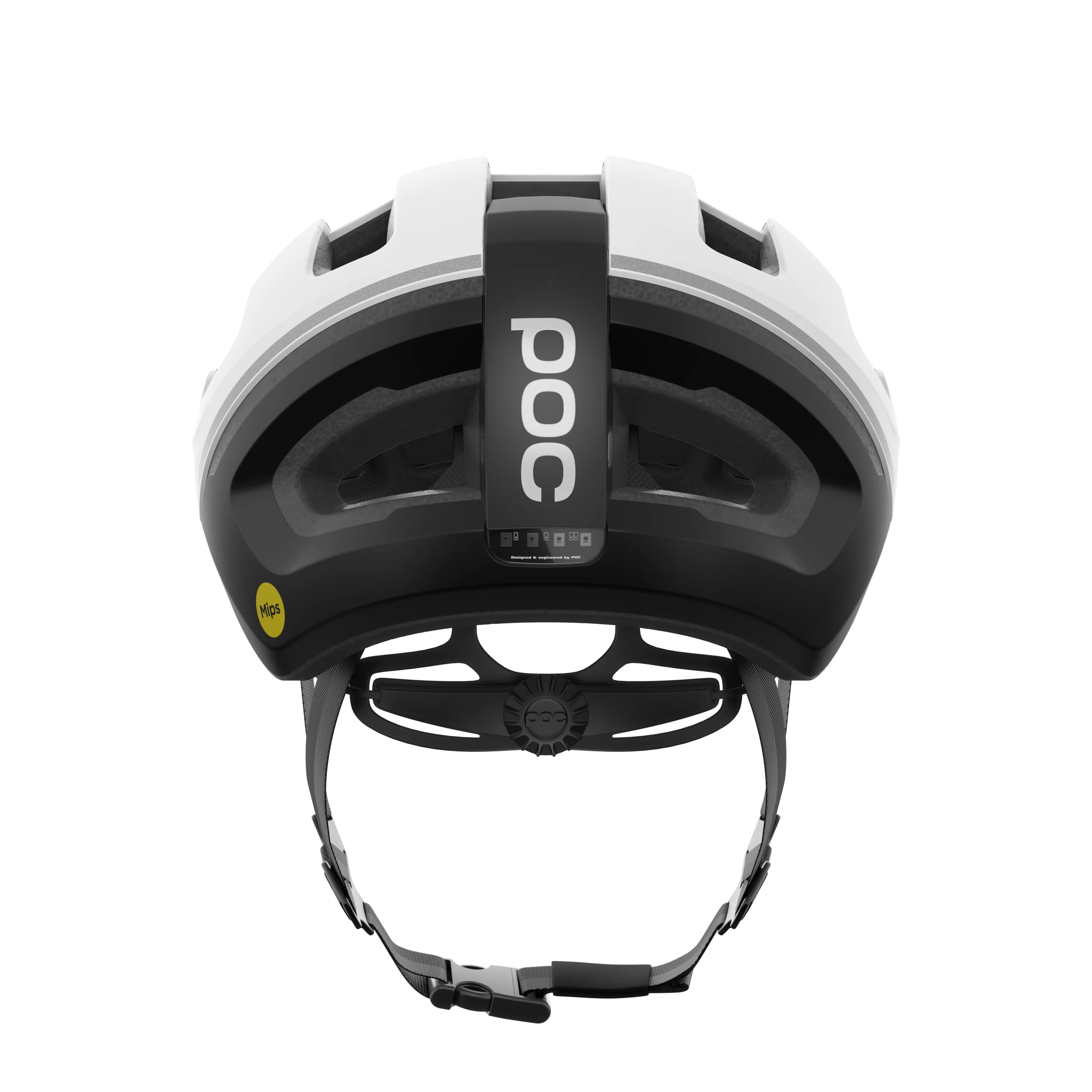 Casque Route POC OMNE BEACON MIPS Blanc/Noir Matt - Image 4