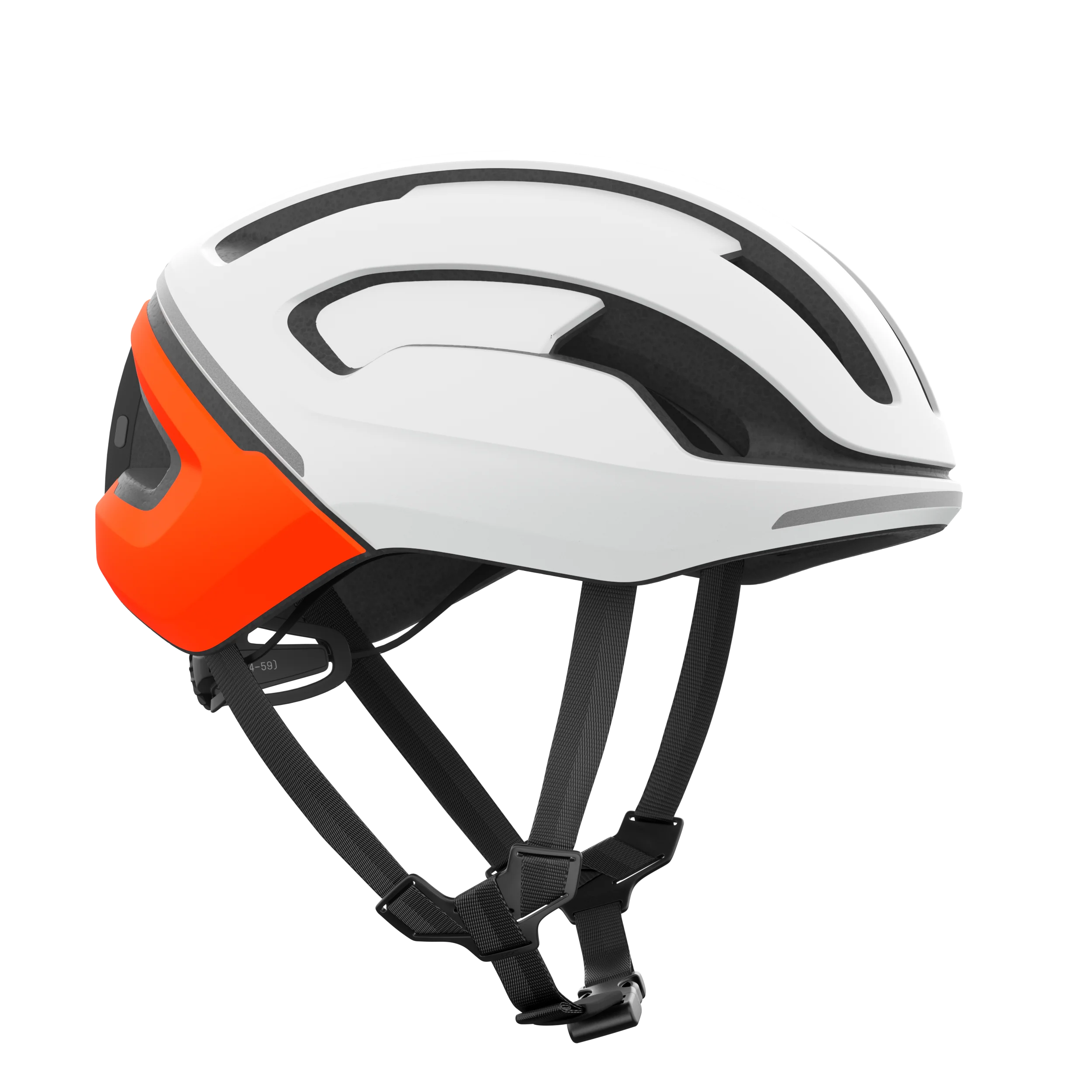 Casque Route POC OMNE BEACON MIPS Blanc/Orange Matt - Image 3