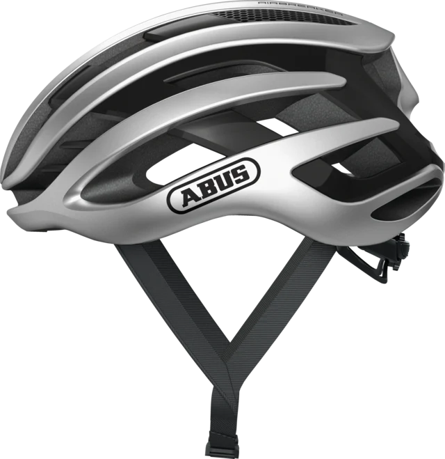Casque Route ABUS AIRBREAKER Argent