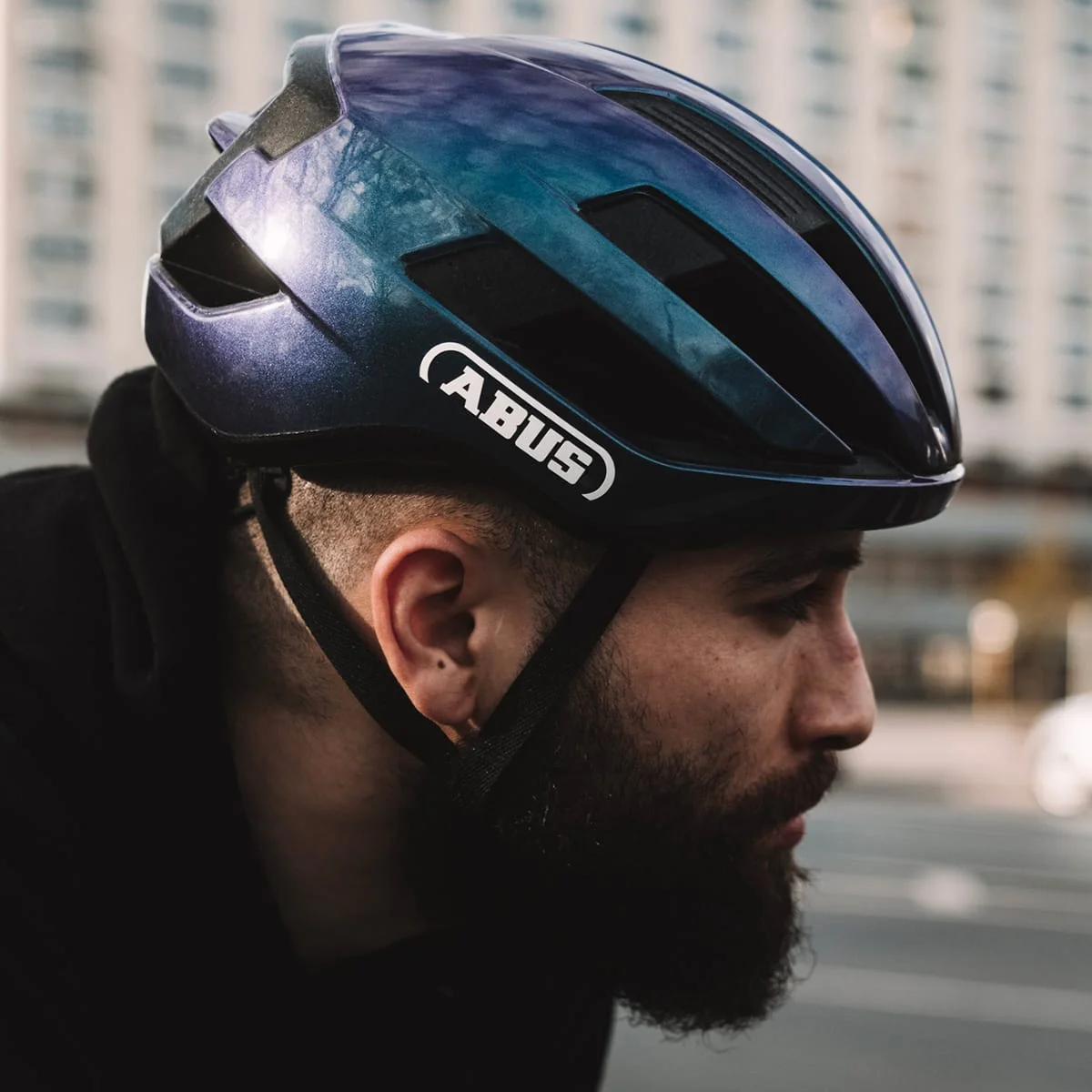 Casque Route ABUS WINGBACK Violet - Image 9