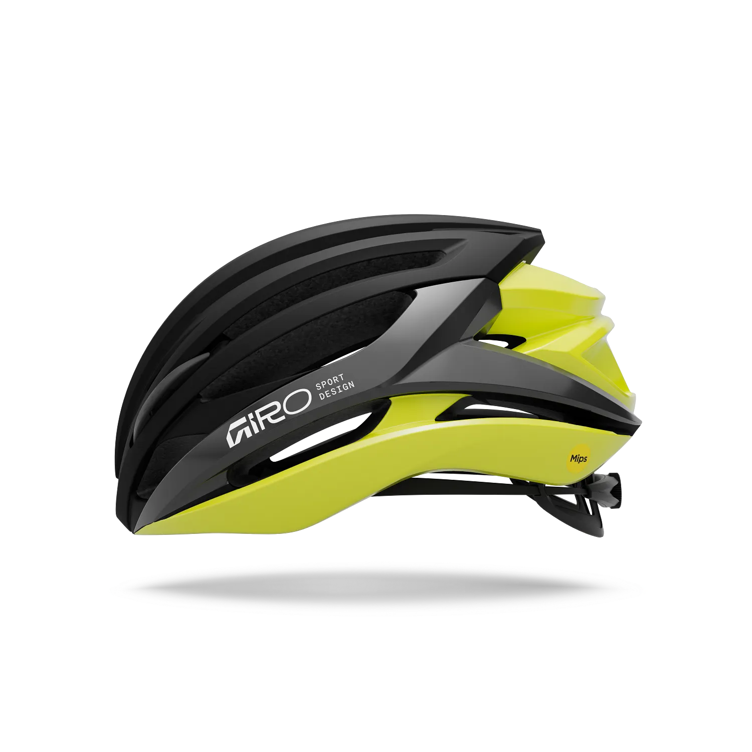 Casque Route GIRO SYNTAX MIPS Noir/Jaune Hi Viz - Image 2