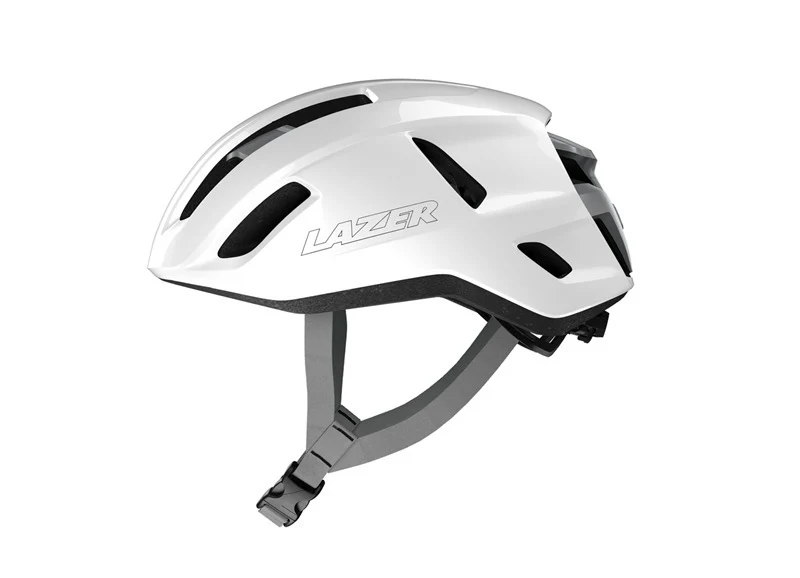 Casque Route LAZER SPHERE KINETICORE Blanc/Argent - Image 3