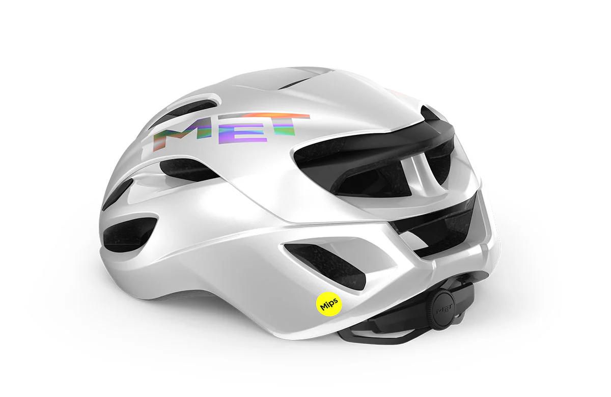 Casque Route MET RIVALE MIPS Blanc Glossy - Image 3