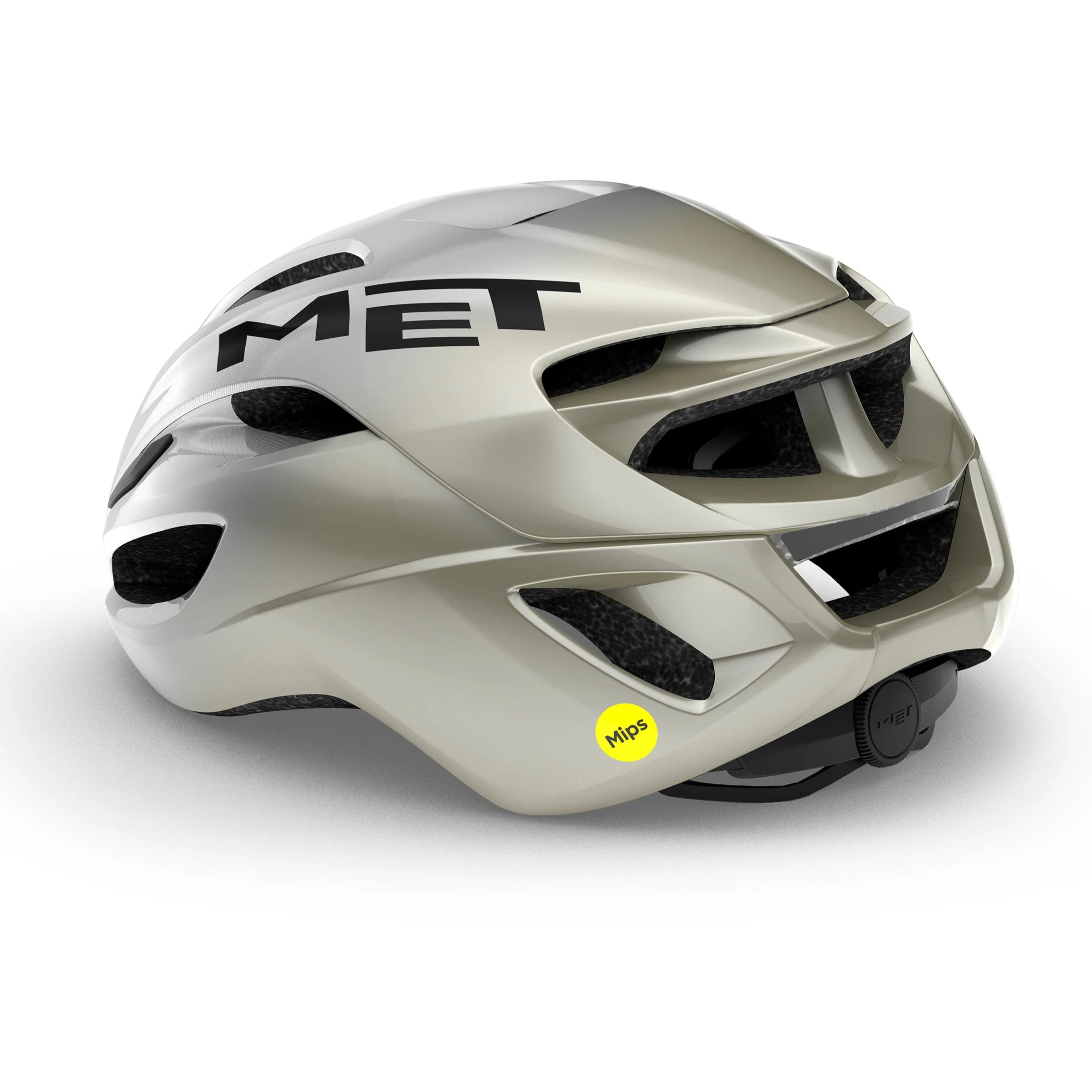 Casque Route MET RIVALE MIPS Gris Argent - Image 3