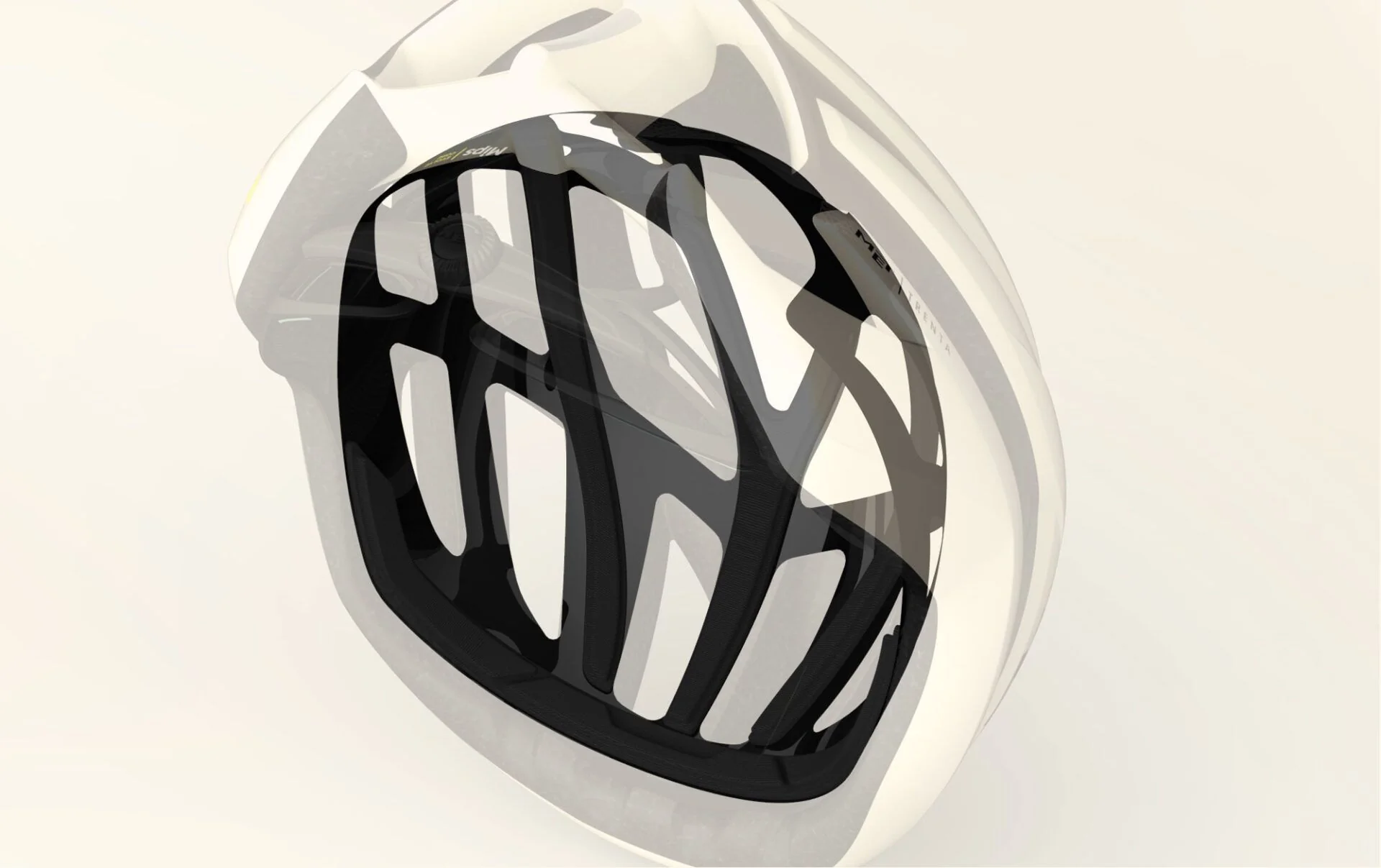 Casque Route MET TRENTA MIPS WAX Blanc Mat - Image 5
