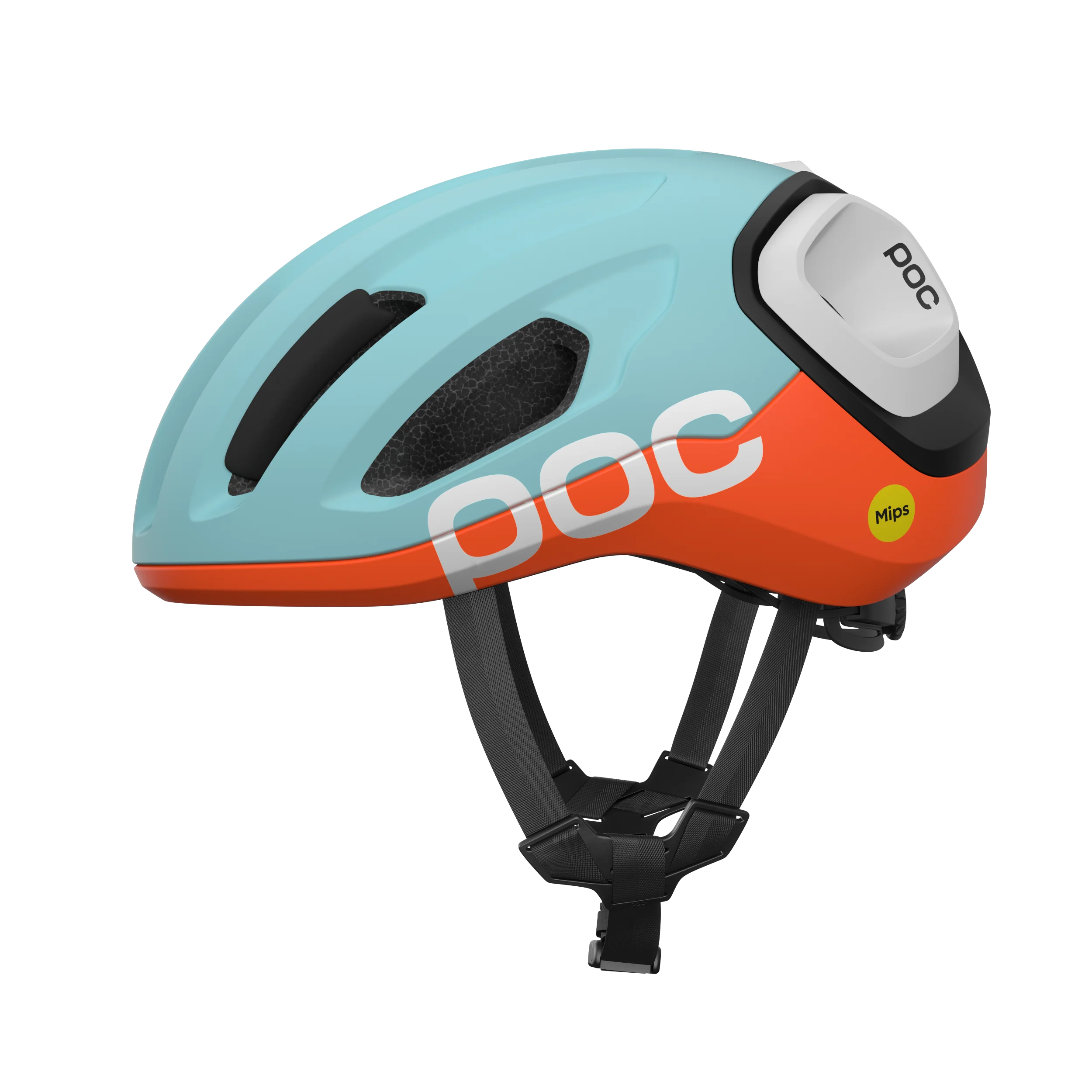 Casque Route POC AMIDAL MIPS Bleu/Orange Matt