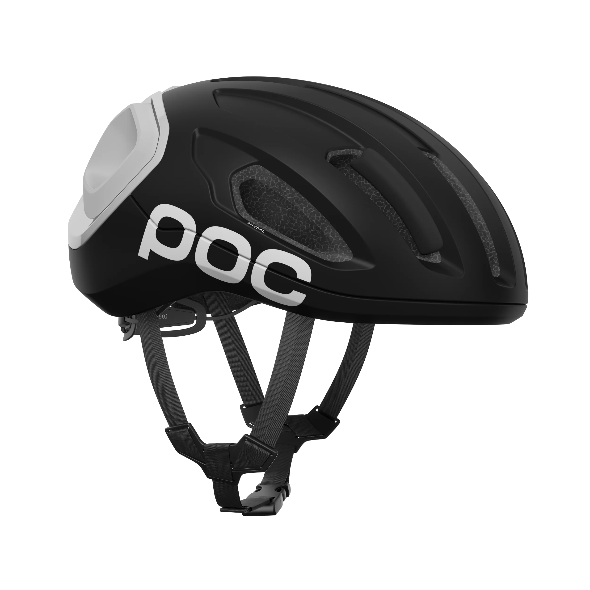 Casque Route POC AMIDAL MIPS Noir Matt/Blanc - Image 3