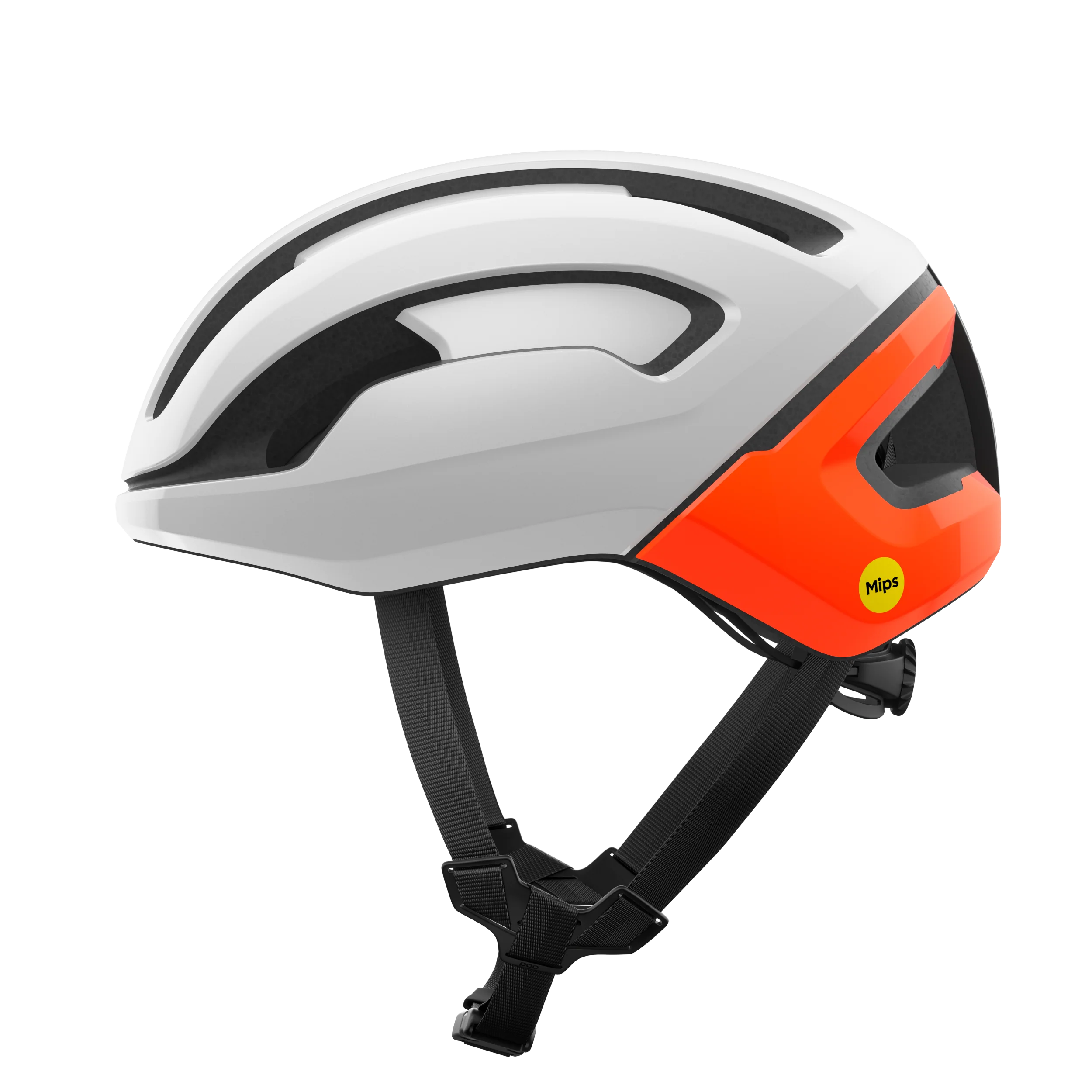 Casque Route POC OMNE AIR MIPS Blanc/Orange Fluo