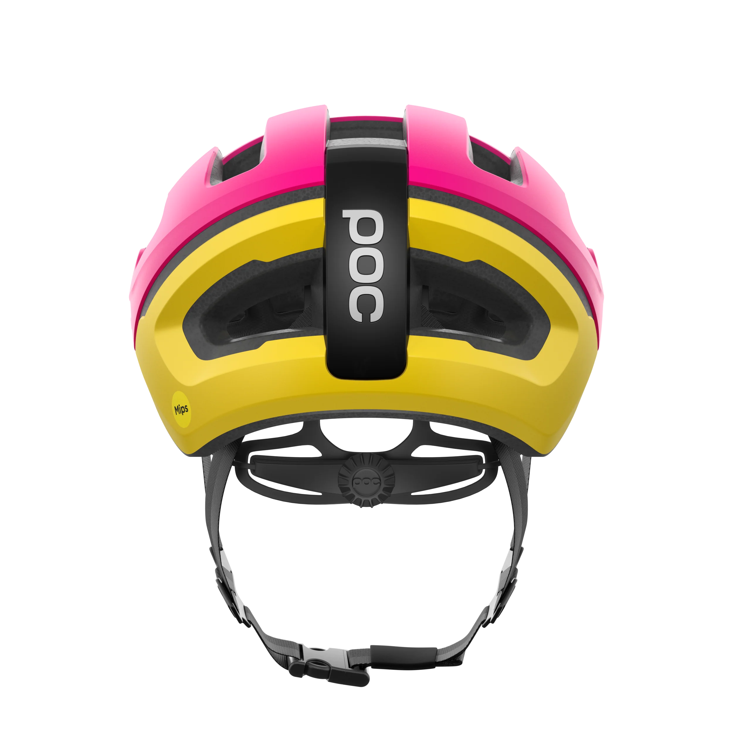 Casque Route POC OMNE AIR MIPS Logo Rose/Jaune - Image 5