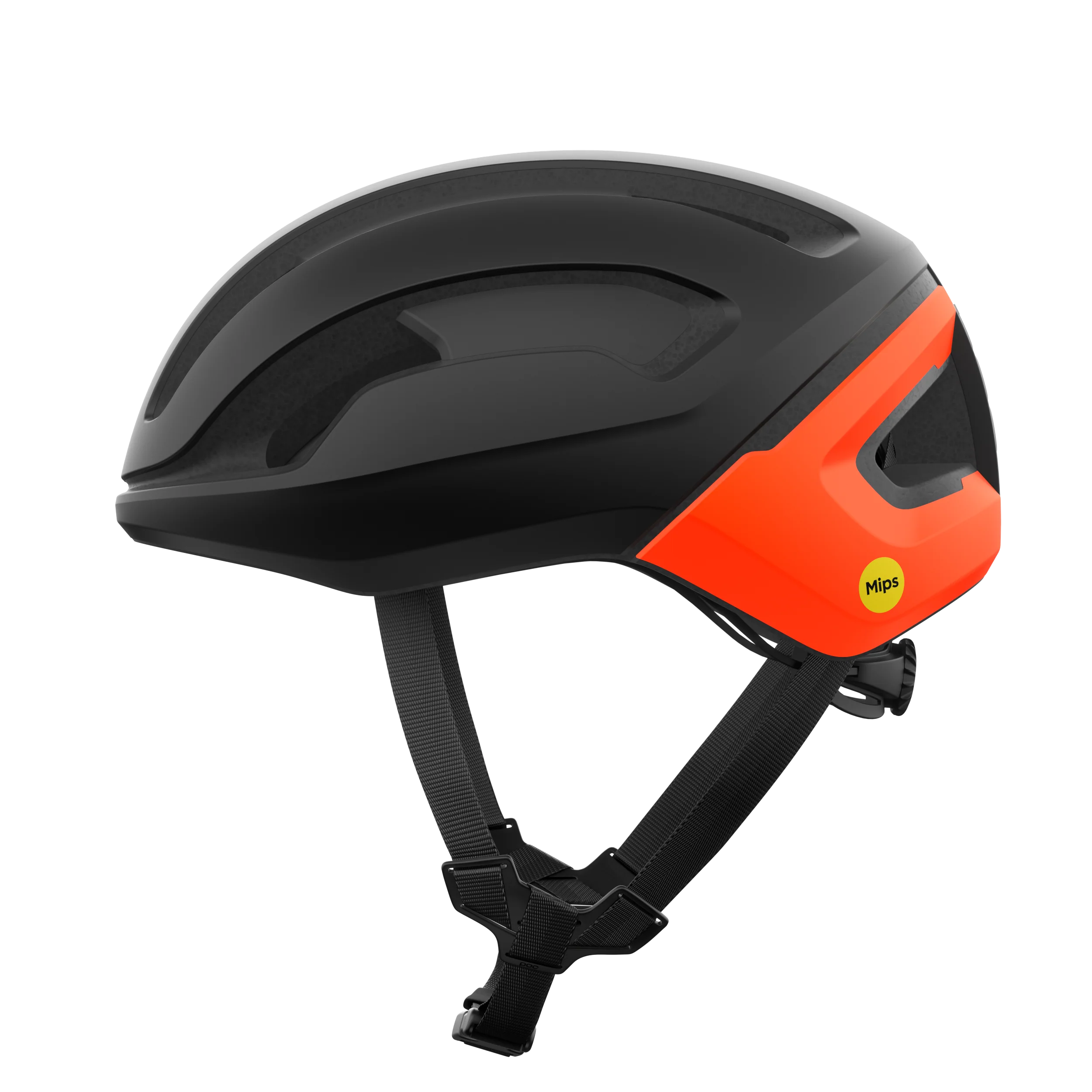 Casque Route POC OMNE AIR MIPS Noir Matt/Orange Fluo