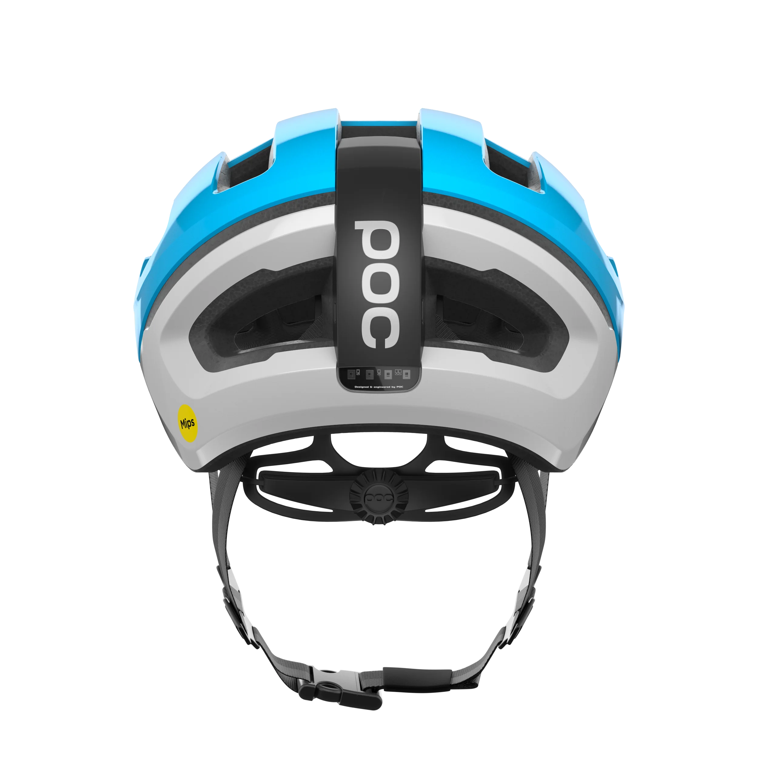 Casque Route POC OMNE BEACON MIPS Bleu/Blanc - Image 4